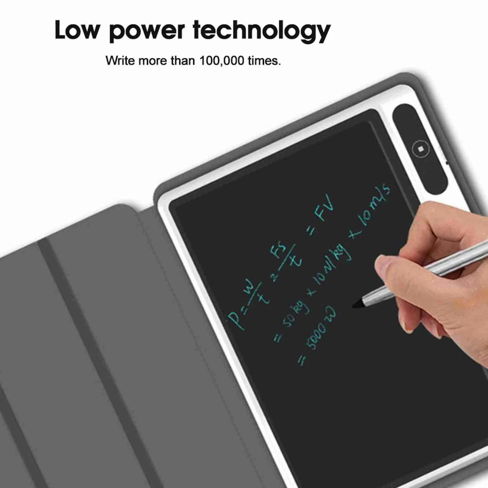 Blocco Note Elettronico LCD 9 Pollici, Tablet da Disegno Digitale con Custodia USB Nero