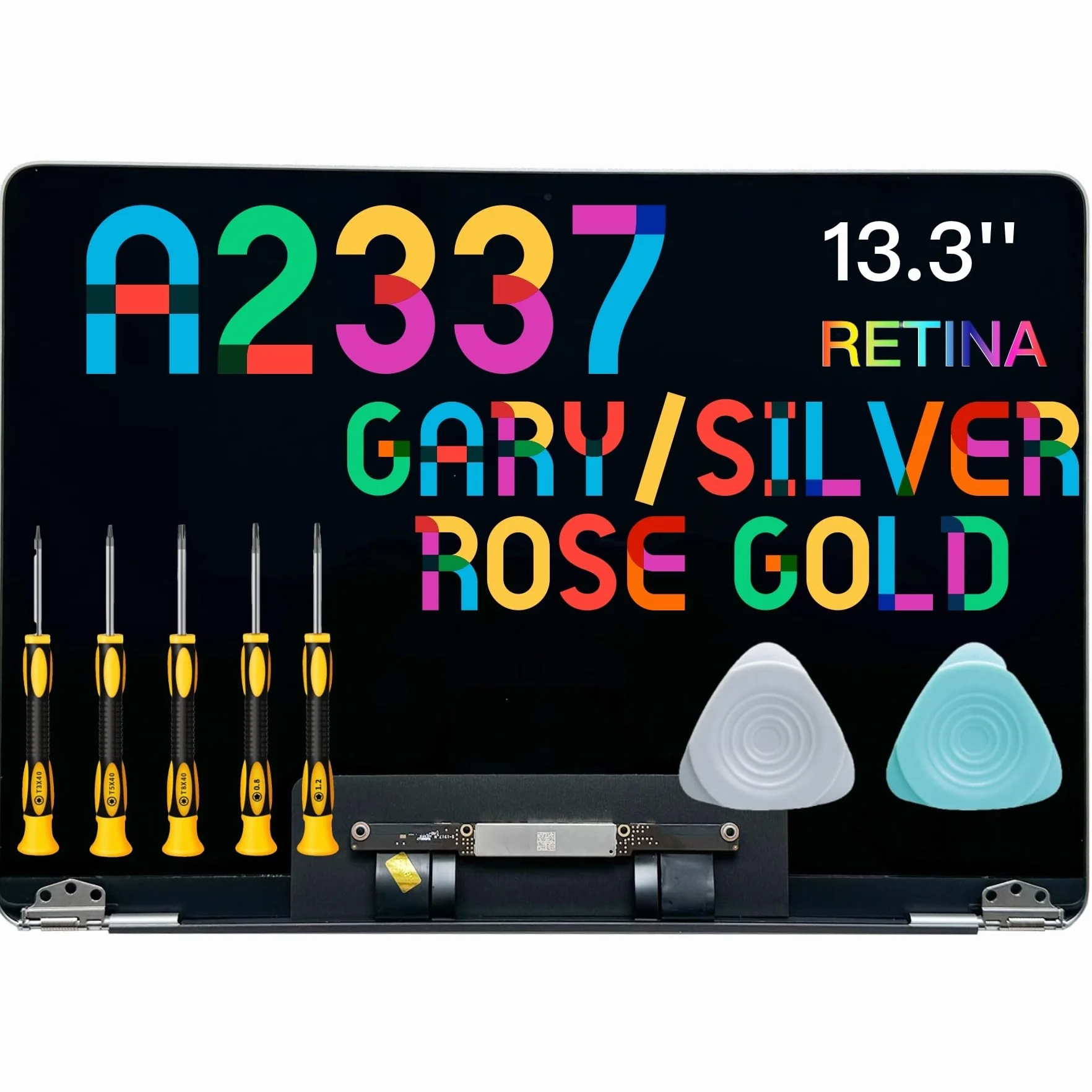 (Grigio siderale) Schermo di Ricambio per Schermo LCD LED Air 13" M1 2020 Anno A2337 EMC 3598 13.3" 2560x1600 Full LCD LED Assembly
