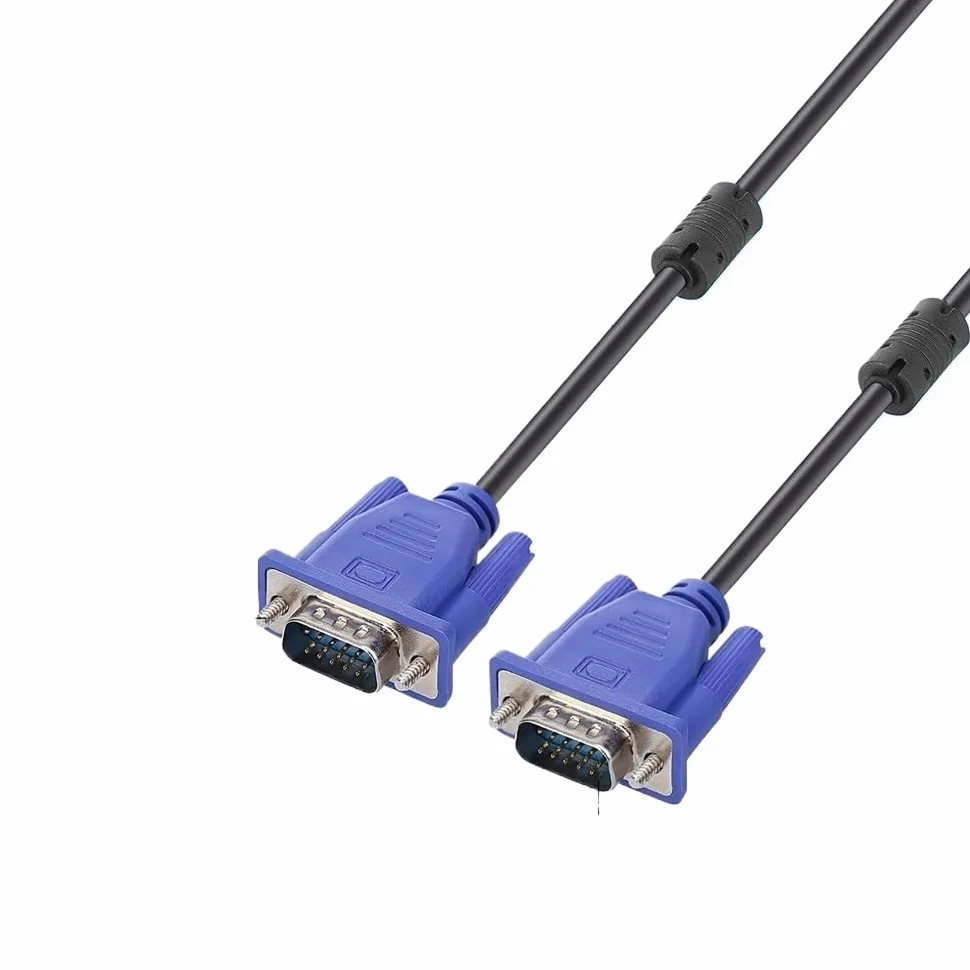 Cavo da VGA a VGA, 15 pin, 1,5 m, 300 cm, 5 m, prolunga maschio a maschio, cavo convertitore 3+6 per PC, monitor, TV, proiettore (300 cm)