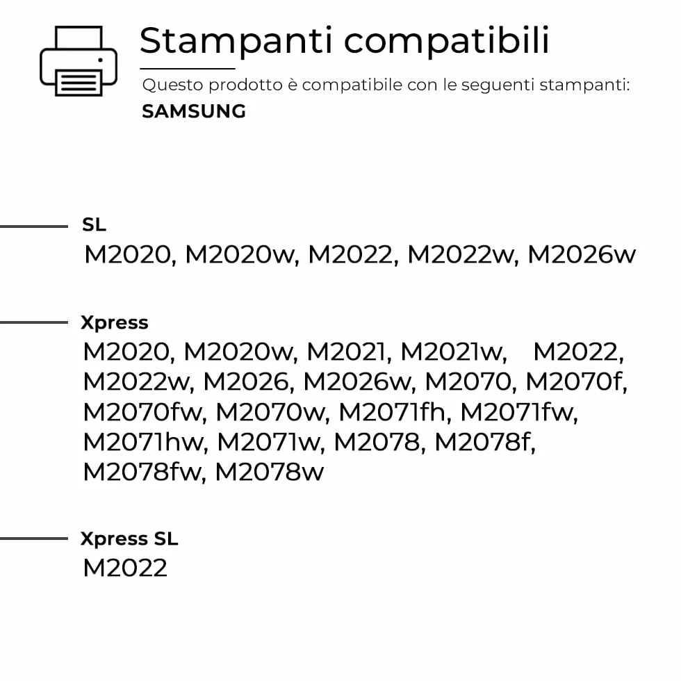 alphaink Toner AI-KIT2-MLT-D111L, Kit 2 da 1800 Copie, Compatibili per Samsung Xpress 2022 2026 2022W 2070 2020 2070F 2070FW 2070W
