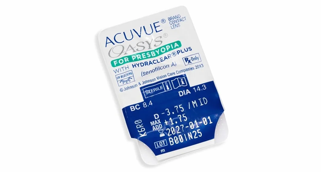 ACUVUE OASYS MULTIFOCAL Lenti a Contatto Quindicinali Presbiopia -4.00 BC 8.4 DIA 14.30 ADD Low 6 Lenti