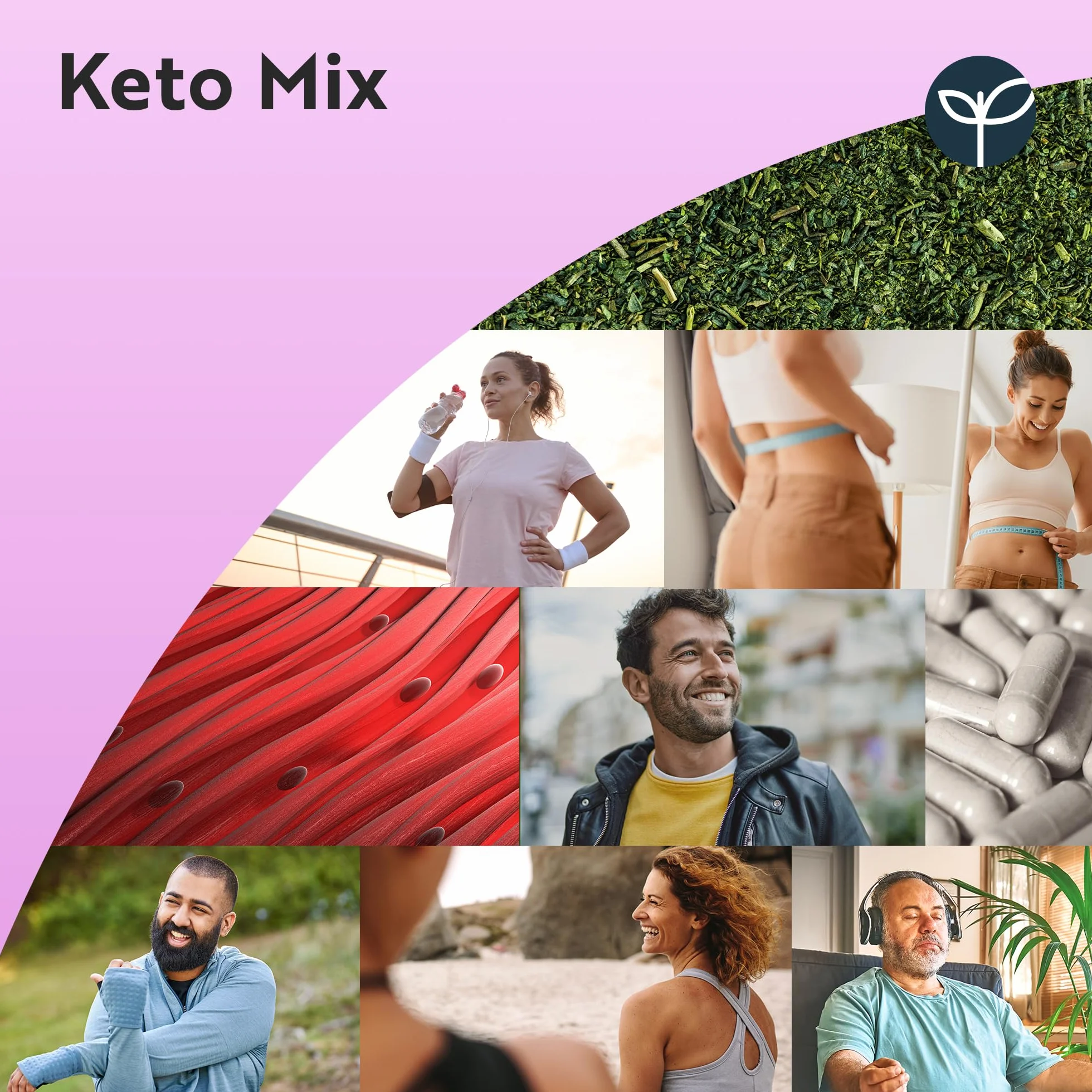 Nutravita Keto Complex 120 Capsule Vegane con Olio MCT, Tè Verde, Vitamine e Minerali