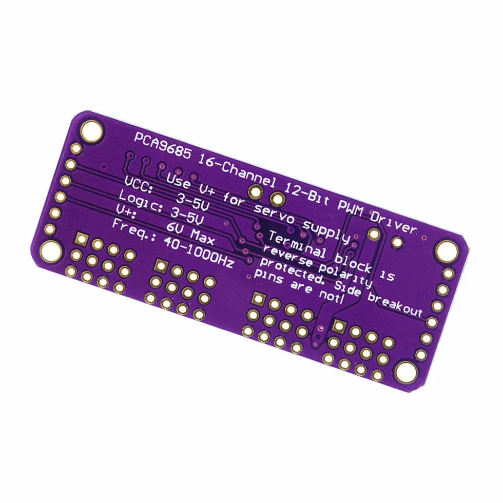 2pcs PCA9685 16 Channel 12 Bit PWM Servo Driver I2C Interface |2 pz PCA9685 Interfaccia I2C per servoazionamento PWM a 12 Bit a 12 canali