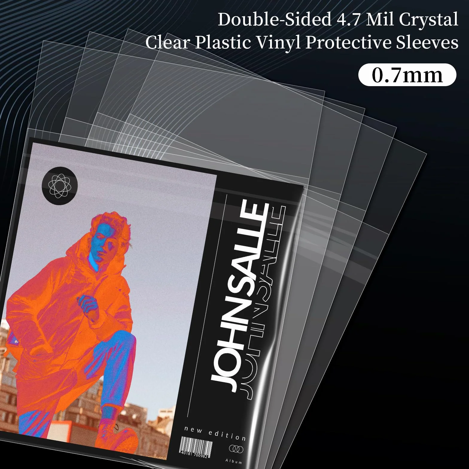 MayRecords 50 pz risigillabili 4,7 Mil di plastica Manicotti esterni per Mini LP SHM-CD Buste di carta - Custodie protettive trasparenti in vinile per collezionisti CD