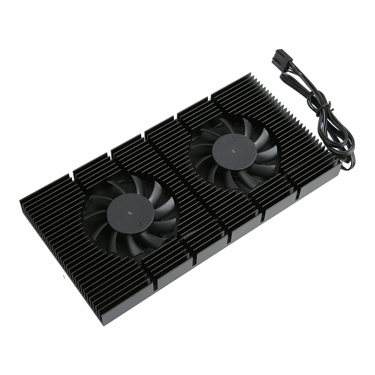 Dispositivo di Raffreddamento della Piastra Posteriore Facile Installazione Raffreddatore della Piastra Posteriore della GPU Dual Fan Dissipatore di Calore Veloce Lavorazione CNC