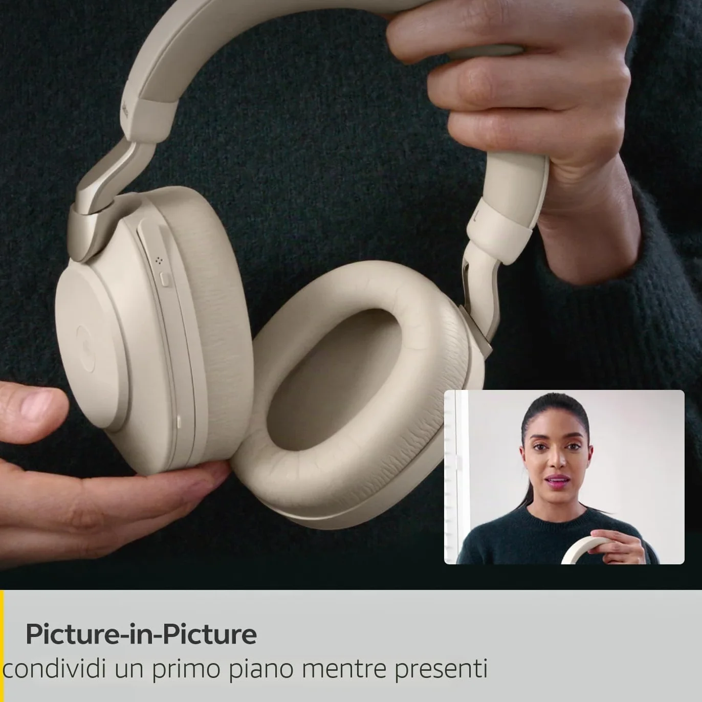 Jabra PanaCast 20 Webcam per videoconferenze in 4K Videocamera Plug & Play, con risoluzione 4K Ultra-HD e IA integrata, zoom intelligente e ottimizzazione dell'illuminazione