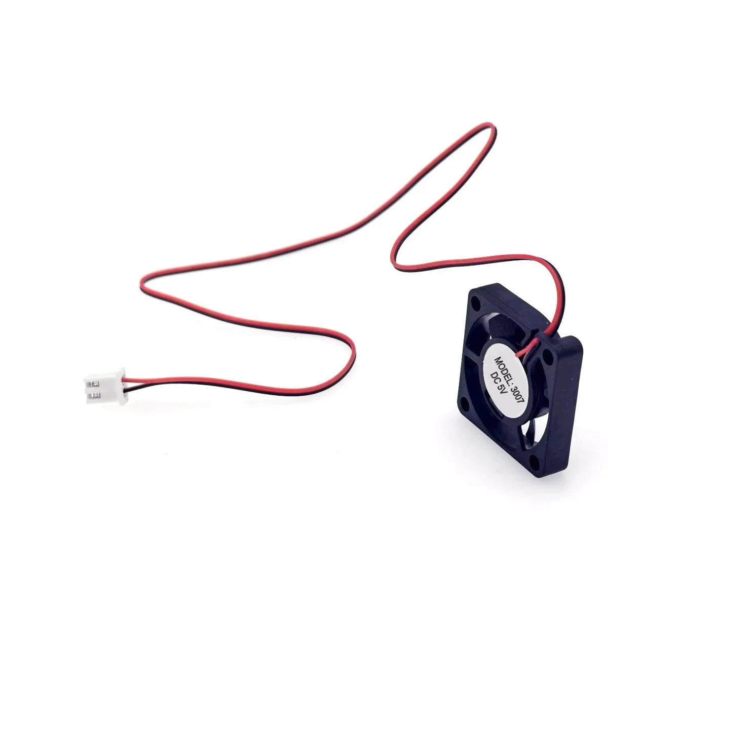 JZK 30x30x7 mm DC 5V mini ventola di raffreddamento 30mm con connettore a 2 pin, 8000 rpm, 0,08A, 3007 piccola ventola brushless DC 3cm per scheda di sviluppo, scheda grafica, ventola per stampante 3D
