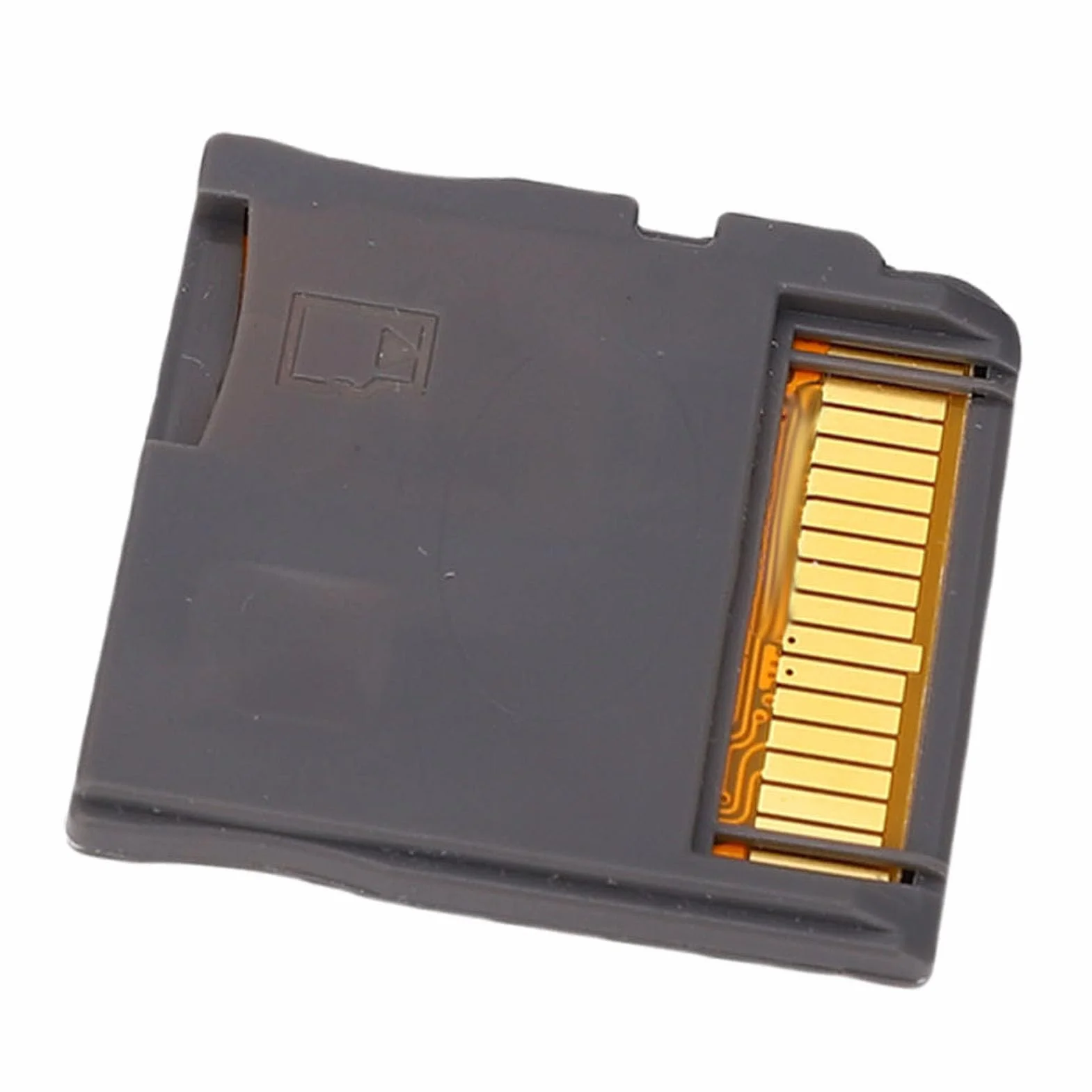 Scheda Flash per Videogiochi, Scheda di Memoria Flash Alimentata da Chip ASIC per Console 2DS 3DS, con Lettore di Schede, Supporta Piccole Schede di Memoria da 4G a 128G e più (Argento)