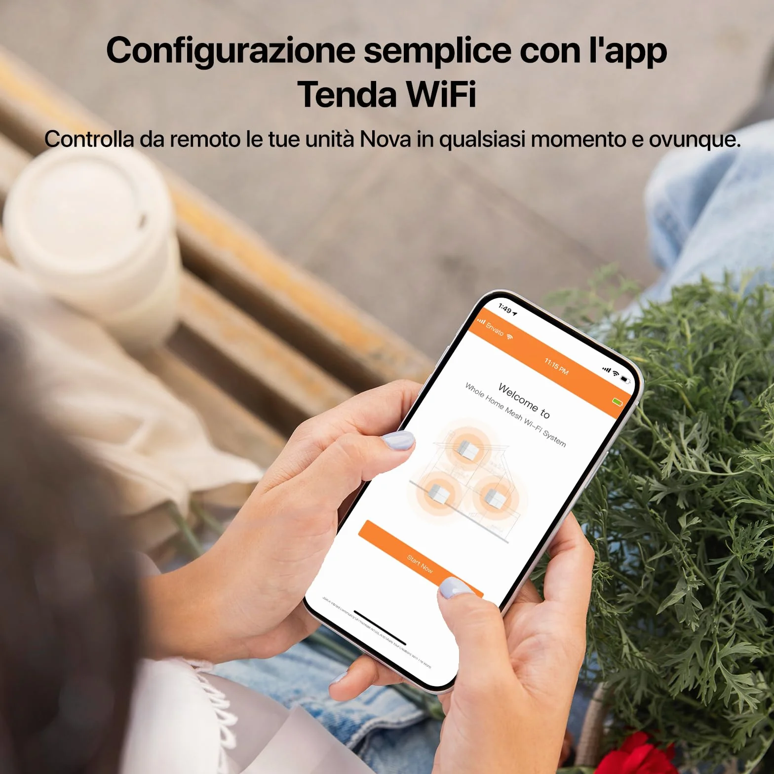 Tenda Nova MW6 WiFi Mesh, Dual Band AC1200, 2 Porte Ethernet Gigabit, Modalità Router e Access Point, Parental Control, 3 Pezzi con Copertura 300m