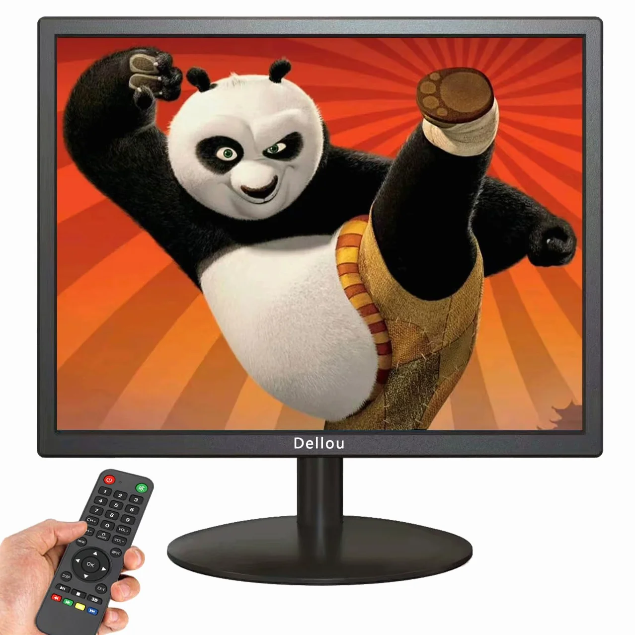 17 pollici Monitor di sorveglianza Monitor CCTV telecamera monitor | Multifunzionale interfaccia BNC, HDMI, AV, VGA, USB, PC ingresso Monitor del computer LCD Monitoring 1280x1024 Full HD