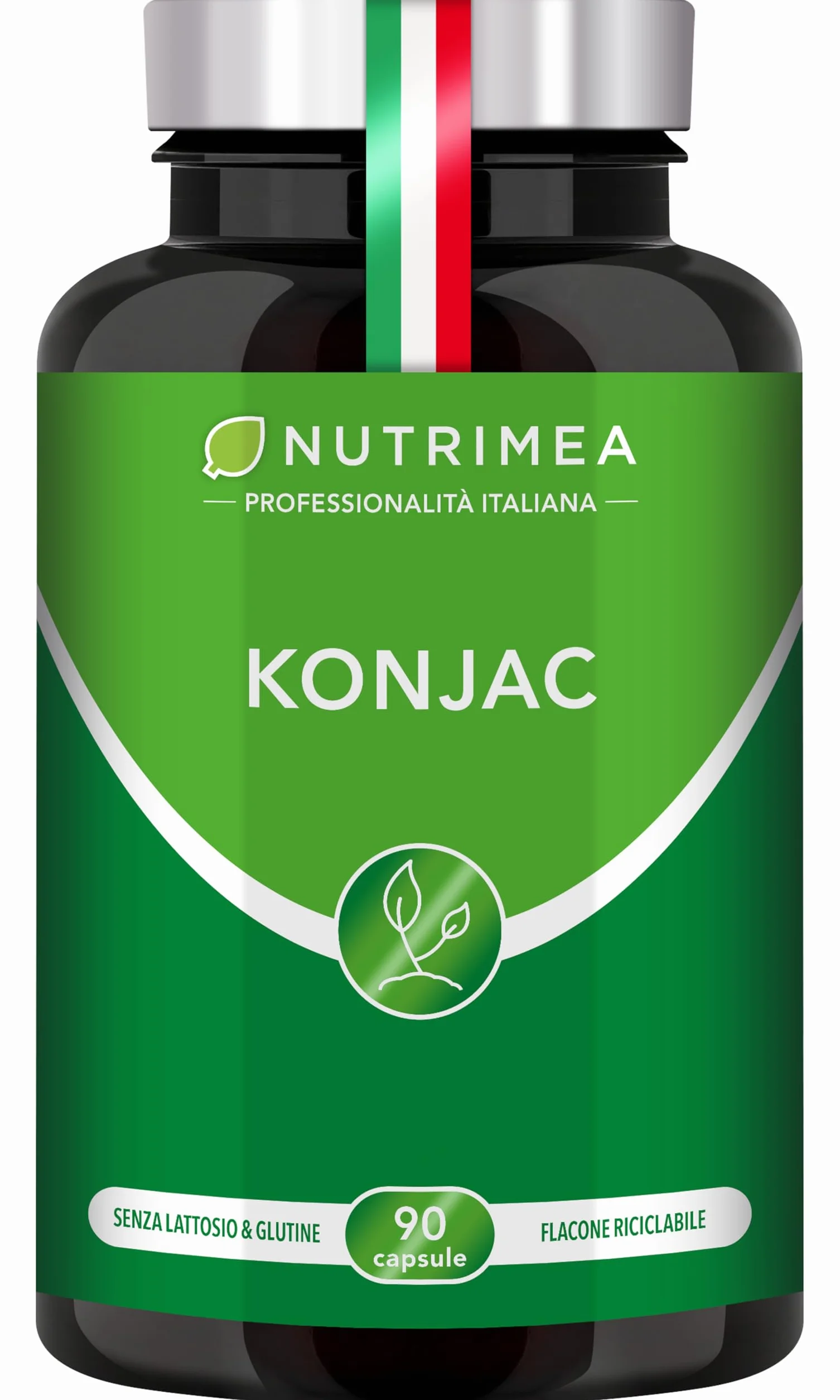 Konjac Puro 95% Glucomannani 90 Capsule Vegane Nutrimea Benessere Detox