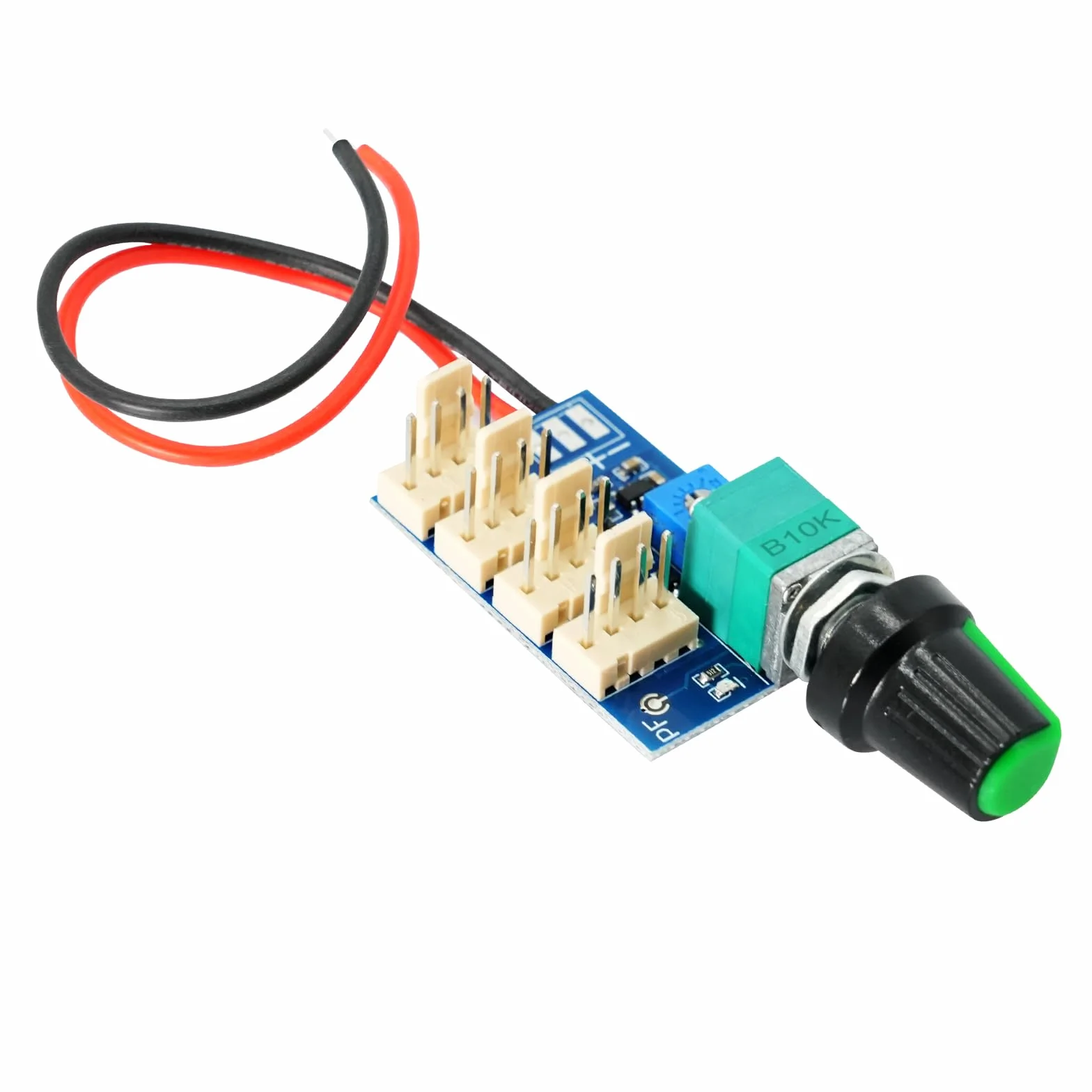 Regolatore di velocità ventola PWM 4 canali, controller DC 0-12V 4 fili 4P per case PC
