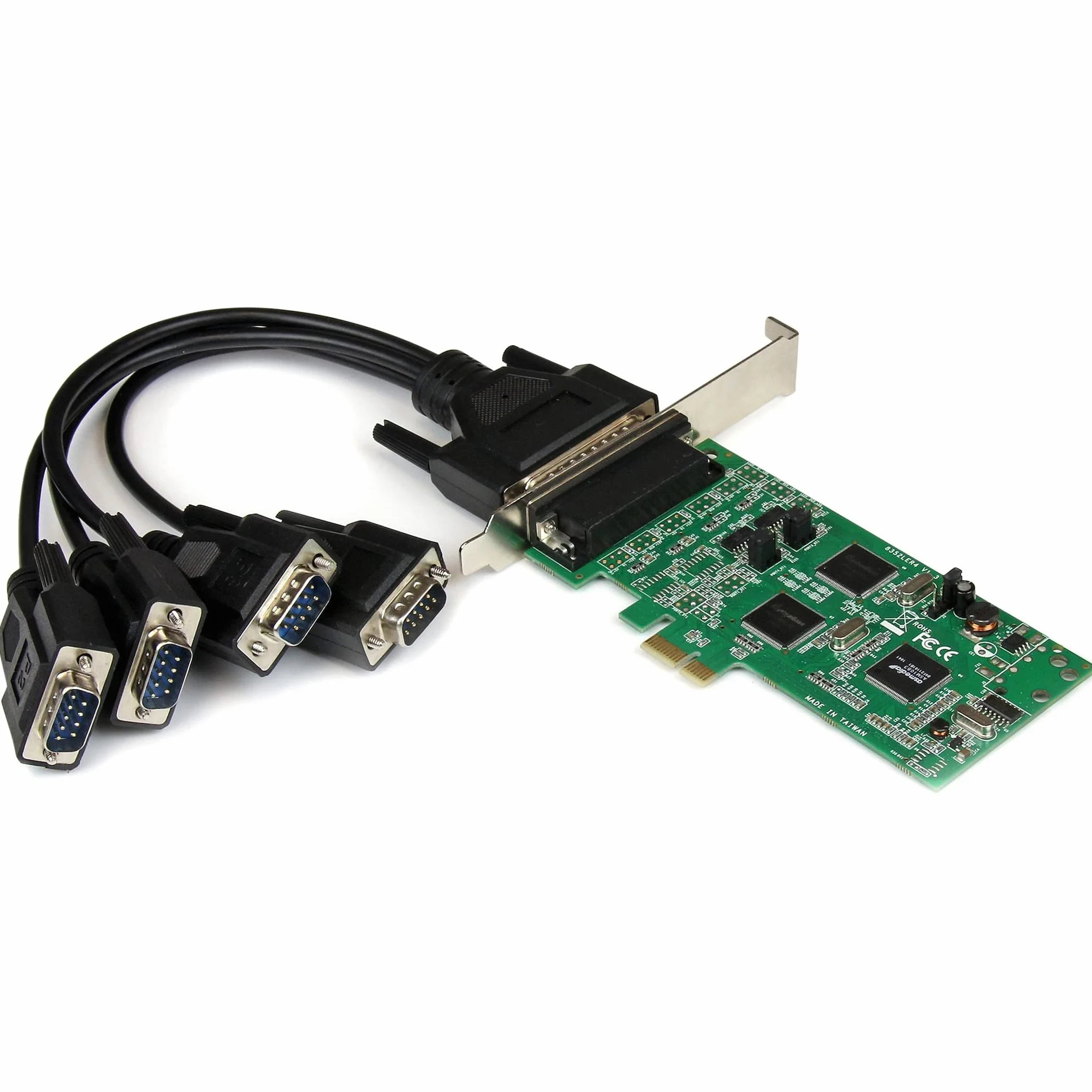 StarTech.com Scheda Combo Seriale PCie 4 Porte PCI Express, 2 X Rs232 2 X Rs422 / Rs485