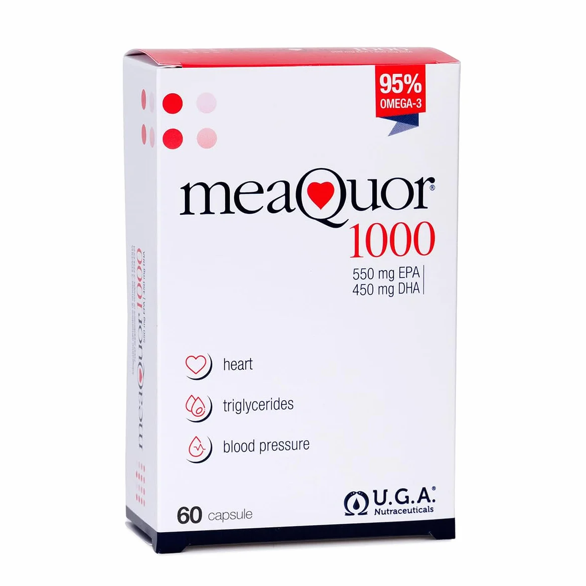 Omega 3 1000mg IFOS 5 Stelle Certificato - Olio di Pesce Privo di Metalli Pesanti, Senza Retrogusto