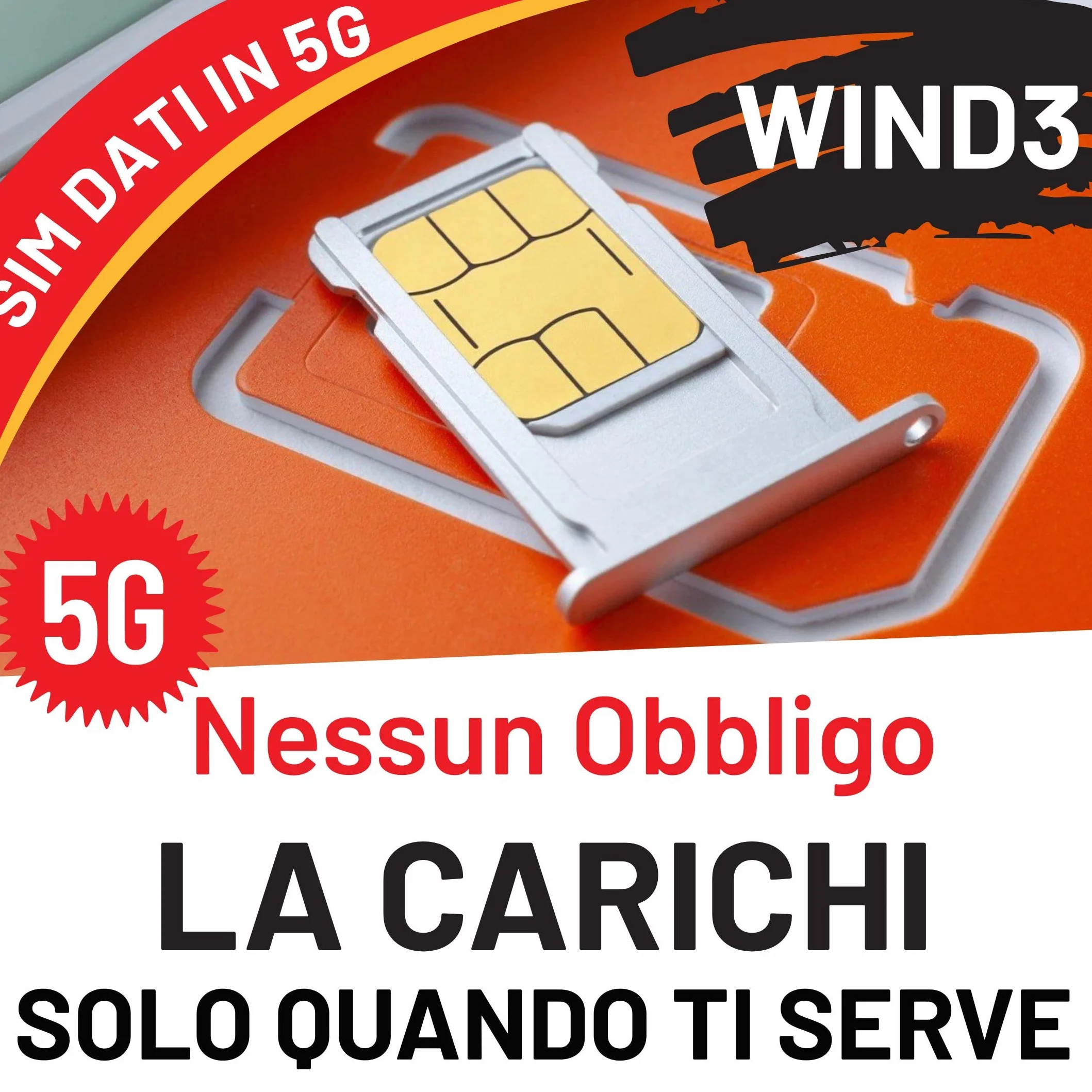 SIM DATI 5G GIGA ILLIMITATI VERI – parti con 100GB di Prova e poi decidi se attivare i Giga illimitati – La Carichi Solo Quando ti Serve – Full Speed Senza Limiti – Hotspot, Streaming & Gaming