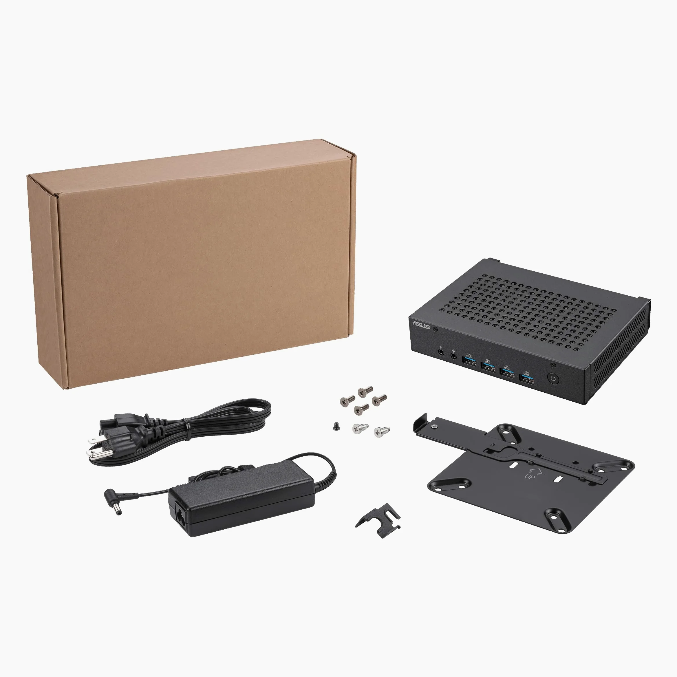 ASUS ExpertCenter PN43-SN97ADS Mini Desktop PC (processore Intel N97, scheda grafica Intel UHD, memoria DDR4 da 4 GB, SSD NVMe PCIe 4.0, WiFi 6E, Bluetooth 5.2, Windows 11 Pro, raffreddamento attivo)