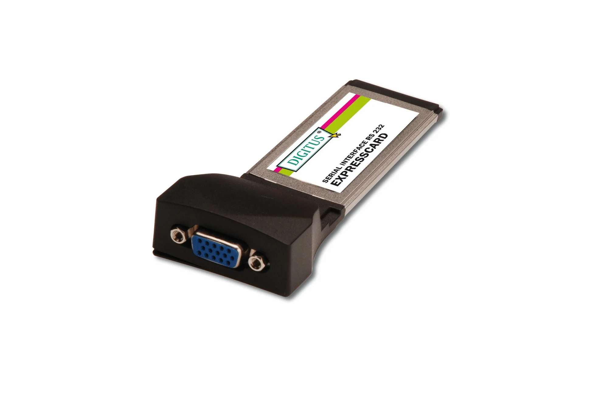 Digitus DS31205 Scheda Express Card con 2 Porte Seriali 9 Poli Rs232