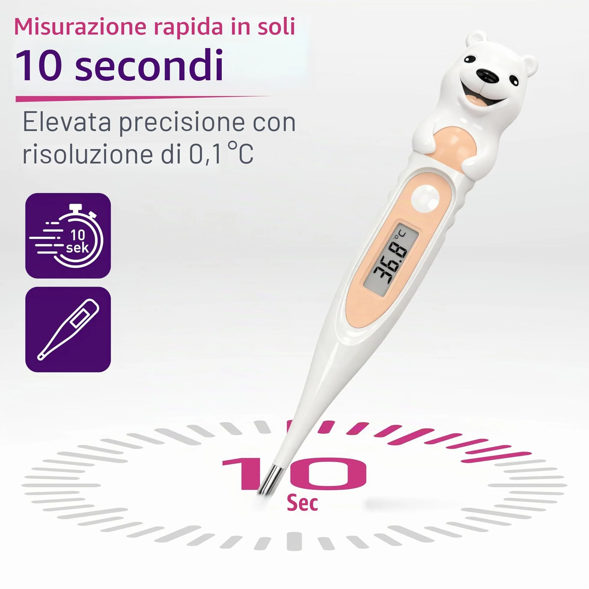 termometro clinico digitale SC 44 flex Speed orso polare