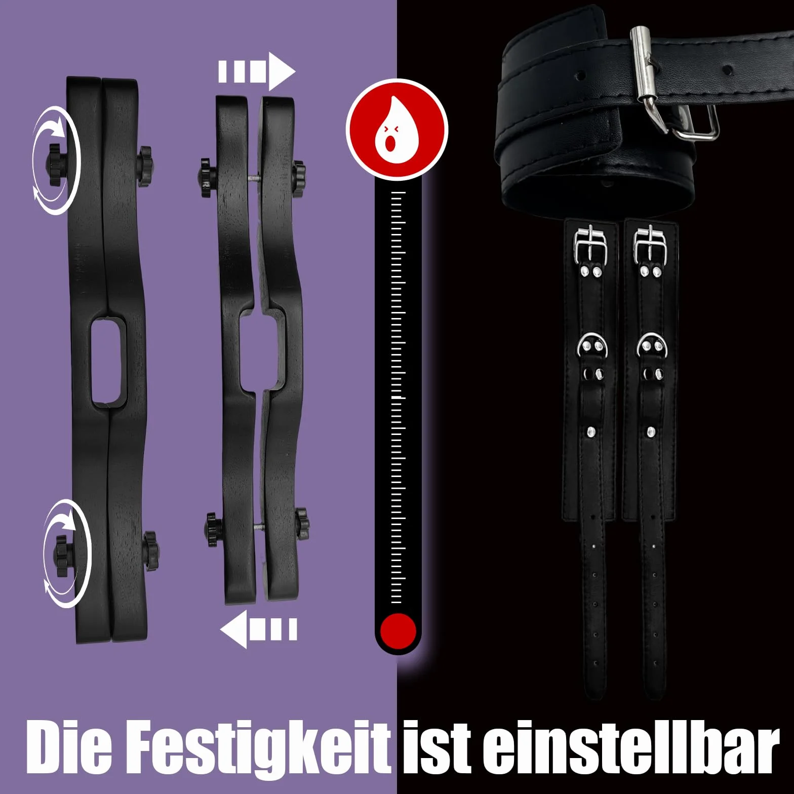 BDSM Testicoli Humbler Barra Divaricatrice Gabbia di Castità Uomini Fetish