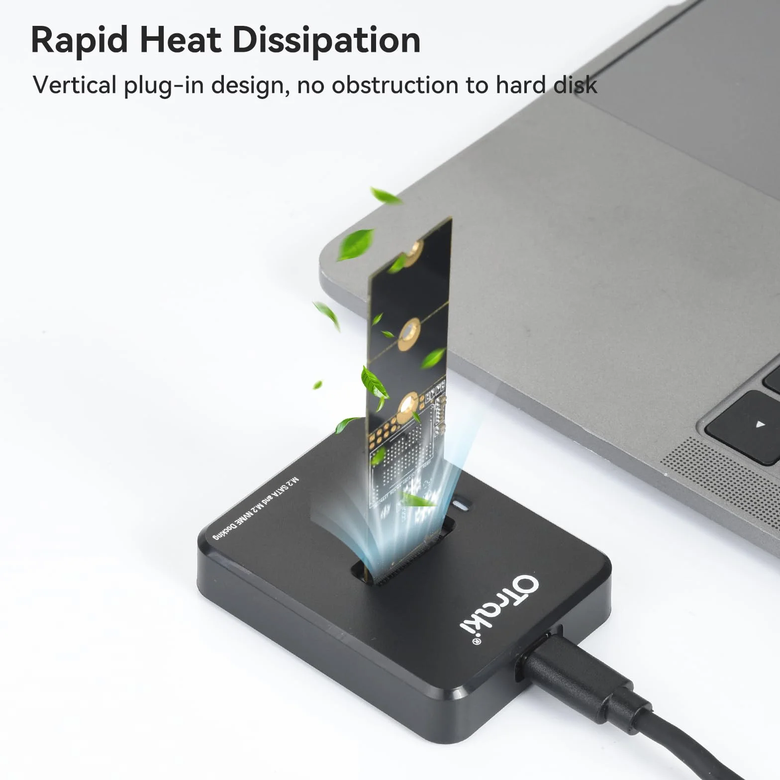 OTraki Docking Station M.2 NVMe SATA 10Gbps USB 3.1 Gen 2 Adapter M-Key B+M Key Dual Protocol 2230 2242 2260 2280