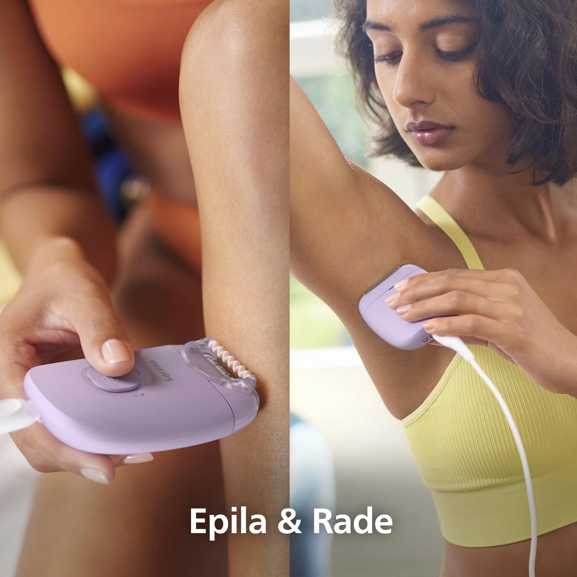 Philips Serie 2000 Epilatore da Donna BRE237/00 con Filo per Corpo e Zone Sensibili