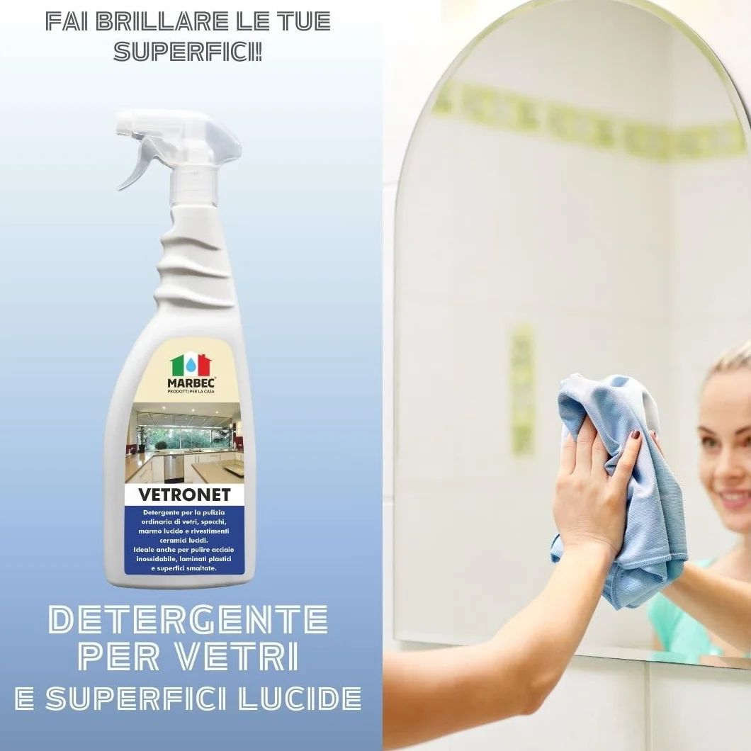 MARBEC VETRONET 750ML Detergente per vetri e superfici lucide