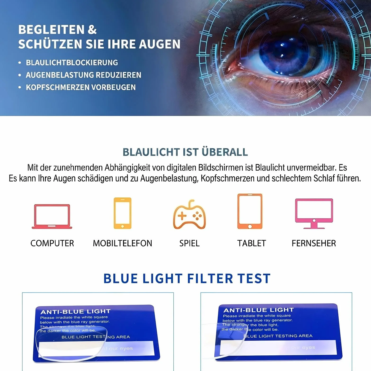 Occhiali da Lettura con Luce Blu e Lenti Fotocromatici a Sfumatura Grigia, Montatura Rettangolare Leggera PC
