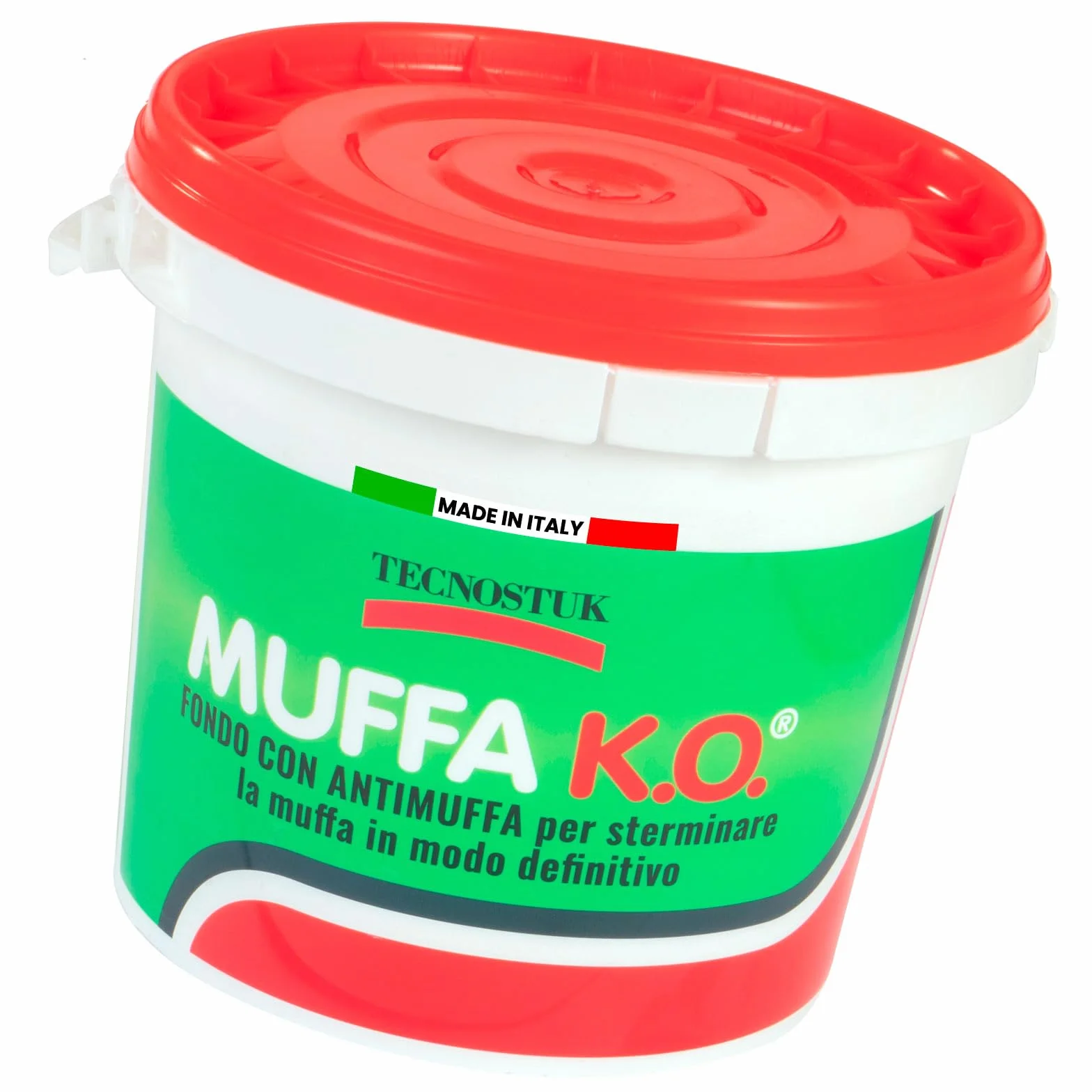 Eurocali Muffa KO Tecnostuk lt.3 Fondo Antimuffa per Muri Made in Italy - Ecologico e Traspirante