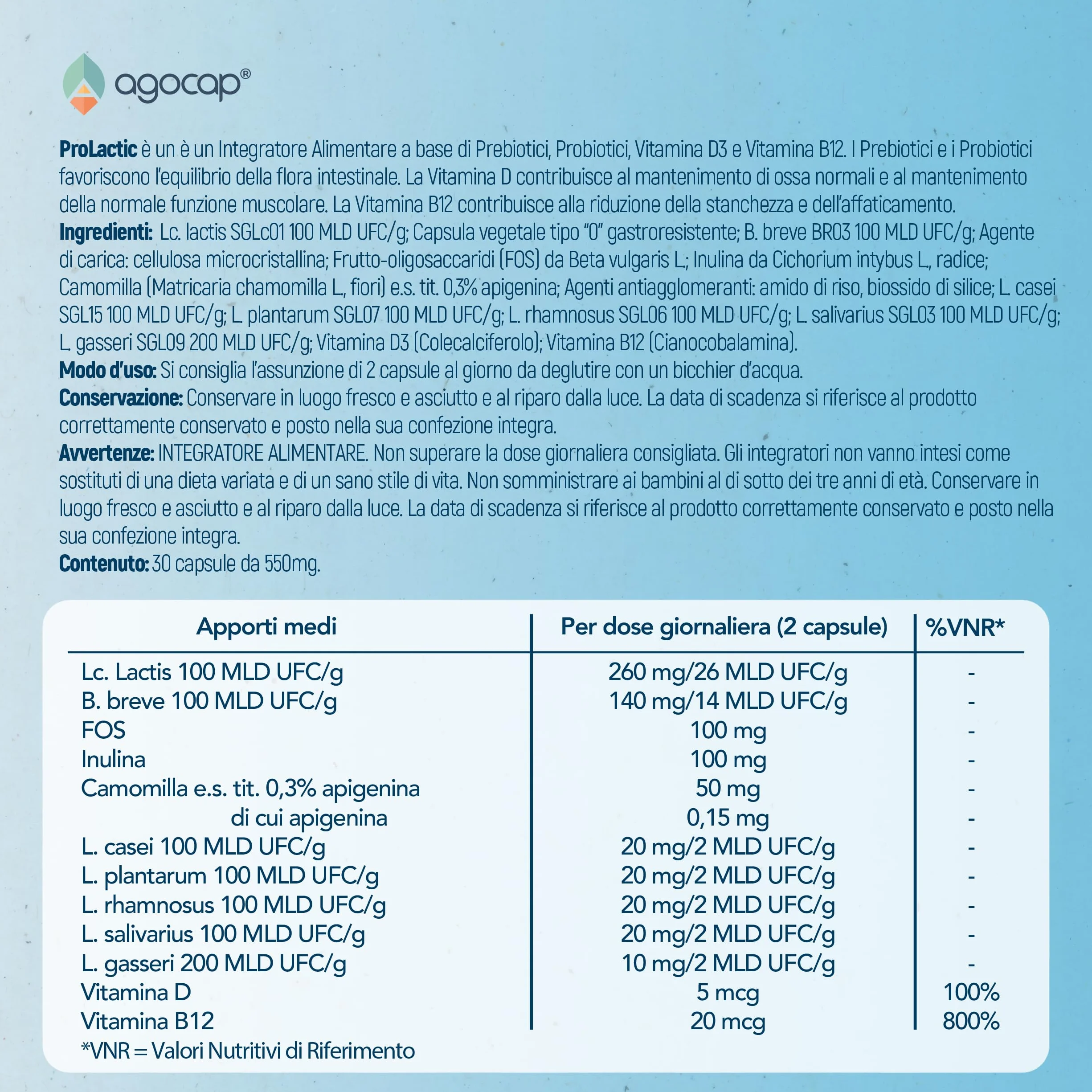 Probiotici 50 MLD CFU Lactobacillus Gasseri Salivarius Rhamnosus Fermenti Lattici Prebiotici Multi Enzimi