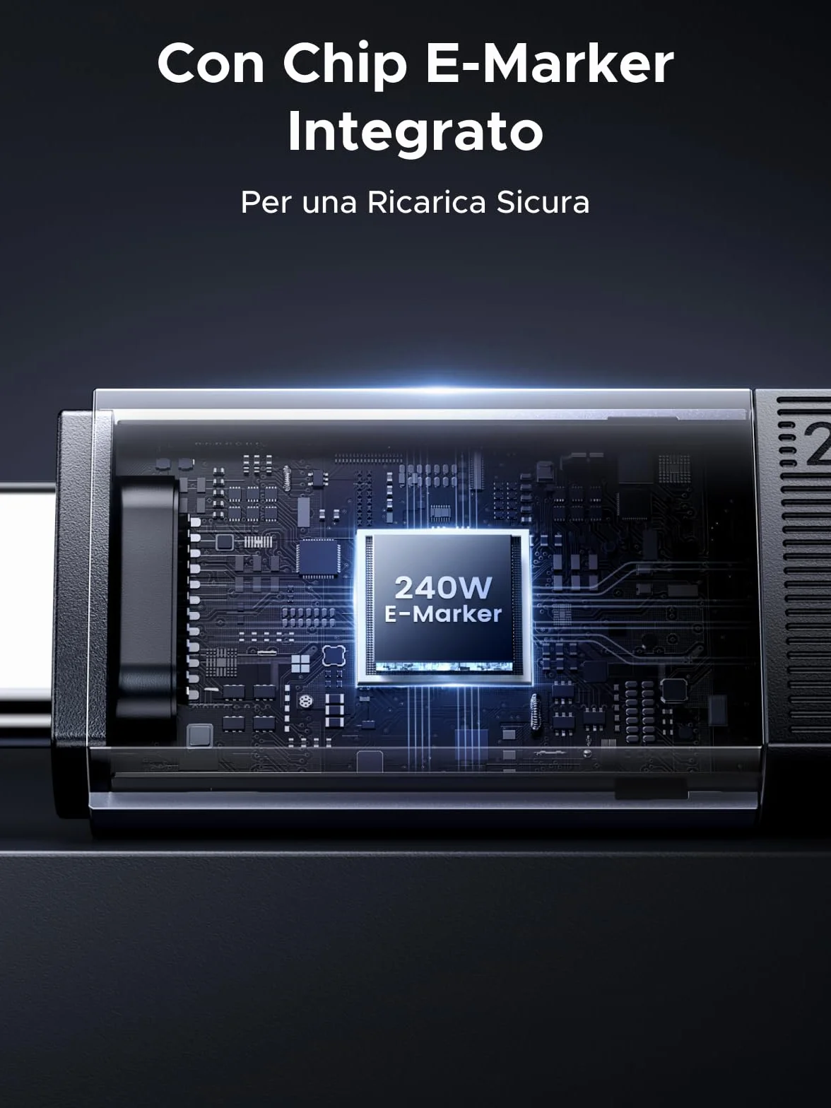 UGREEN Cavo USB C Video 8K@60hz, USB4 GEN3 40Gbps, 240W Ricarica Rapida PD 3.1, Compatibile con Macbook Air, HP, ASUS, iPhone 17 Pro Max Air/16/15 Pro Max, Galaxy S26/S25 Ultra, Monitor. 1M
