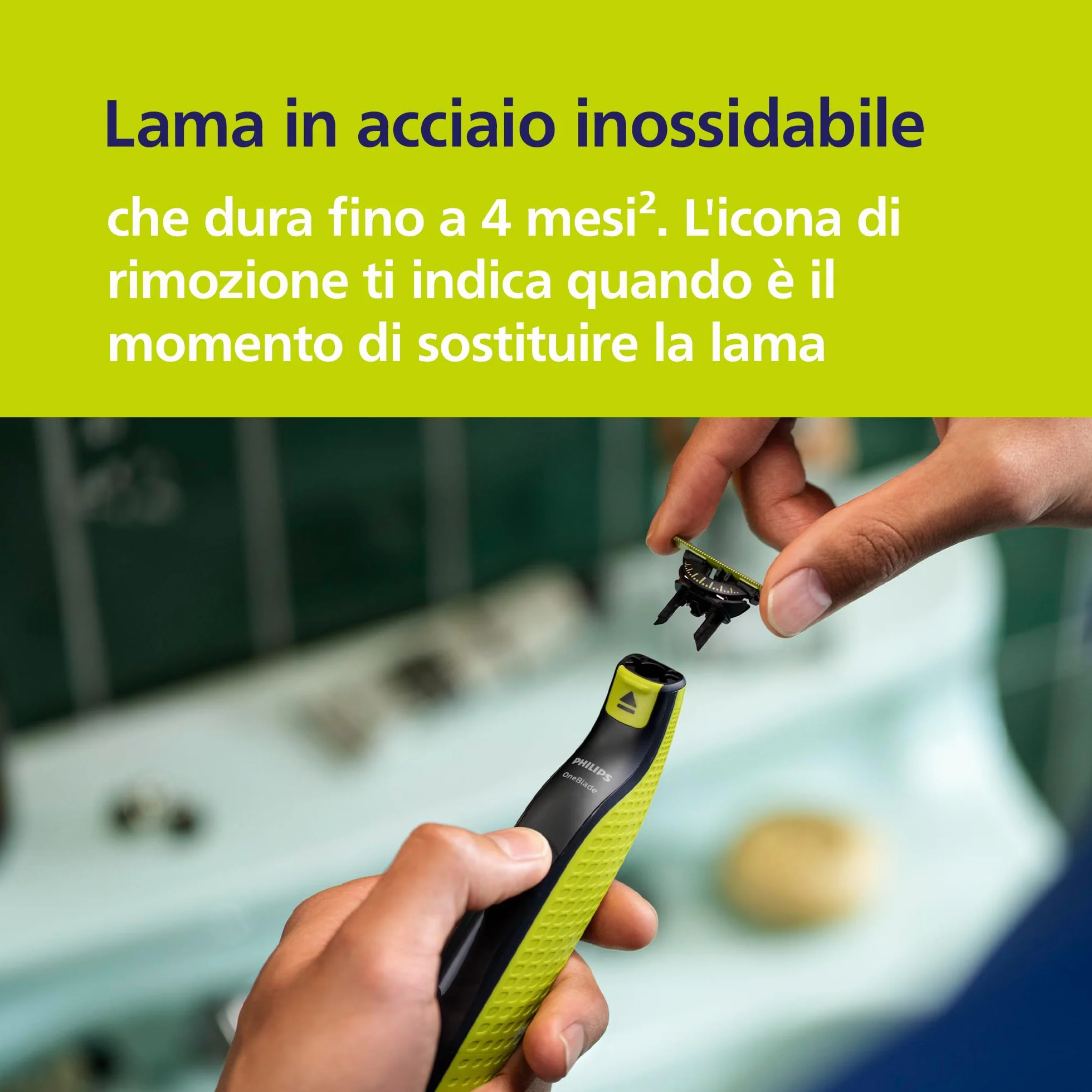Philips OneBlade 360 Regolabarba e rasoio elettrico, 2x 360 lame, 3 pettini 1-5 mm