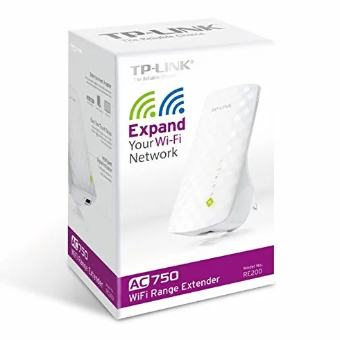 TP-Link RE200 moltiplicatore di rete Ripetitore di rete Bianco 10, 100 Mbit/s