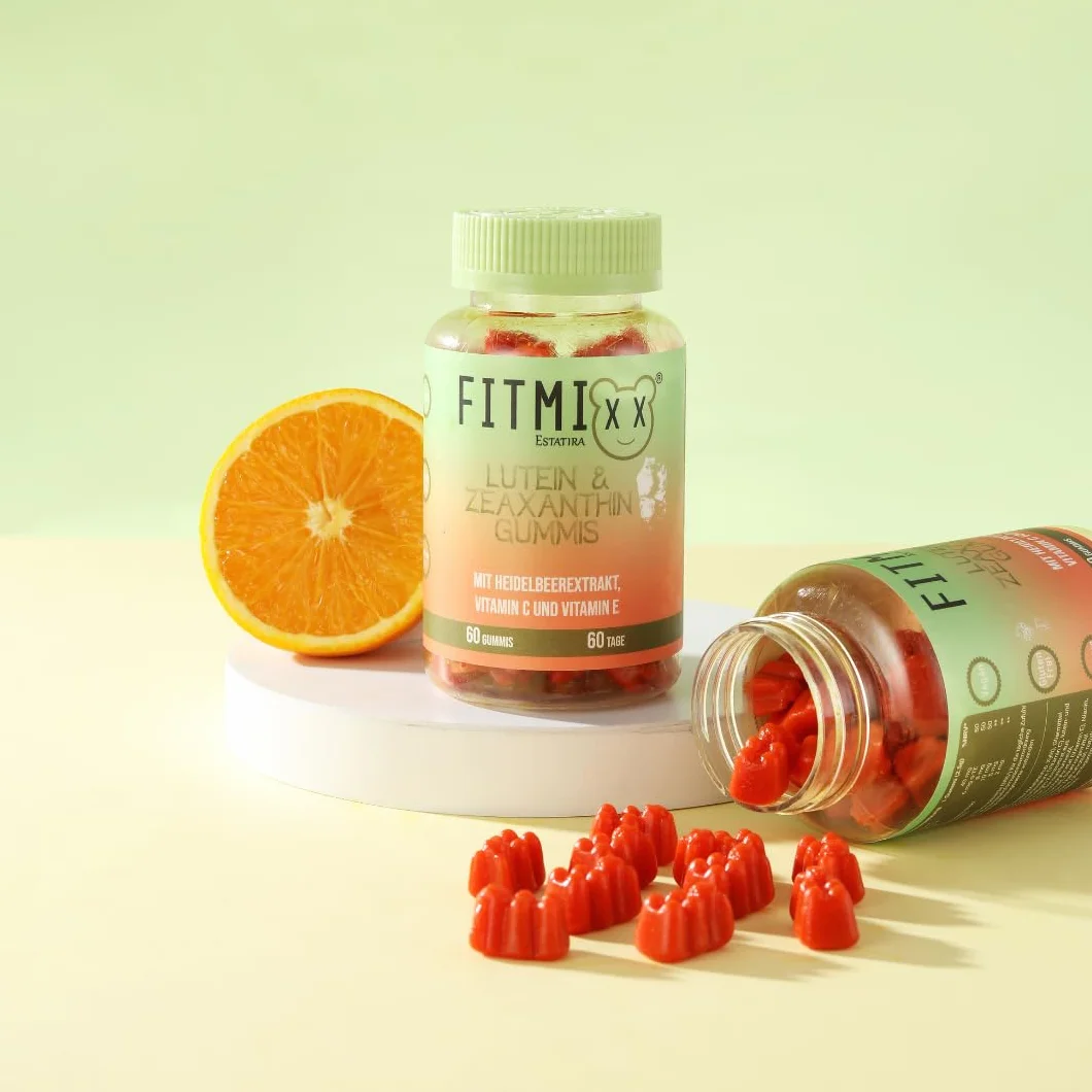 Vitamine oculari Orsi gommosi 60 luteina zeaxantina beta carotene vitamina C alto dosaggio vegani senza lattosio zuccheri