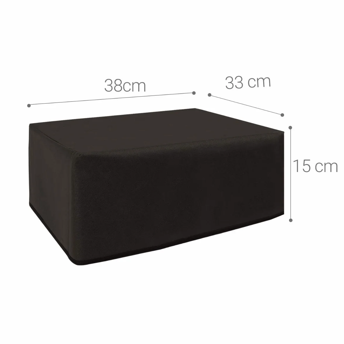 kwmobile Copri Stampante Antipolvere Compatibile Canon Pixma TS6250 TS6150 TS8150 TS9150 Grigio Scuro