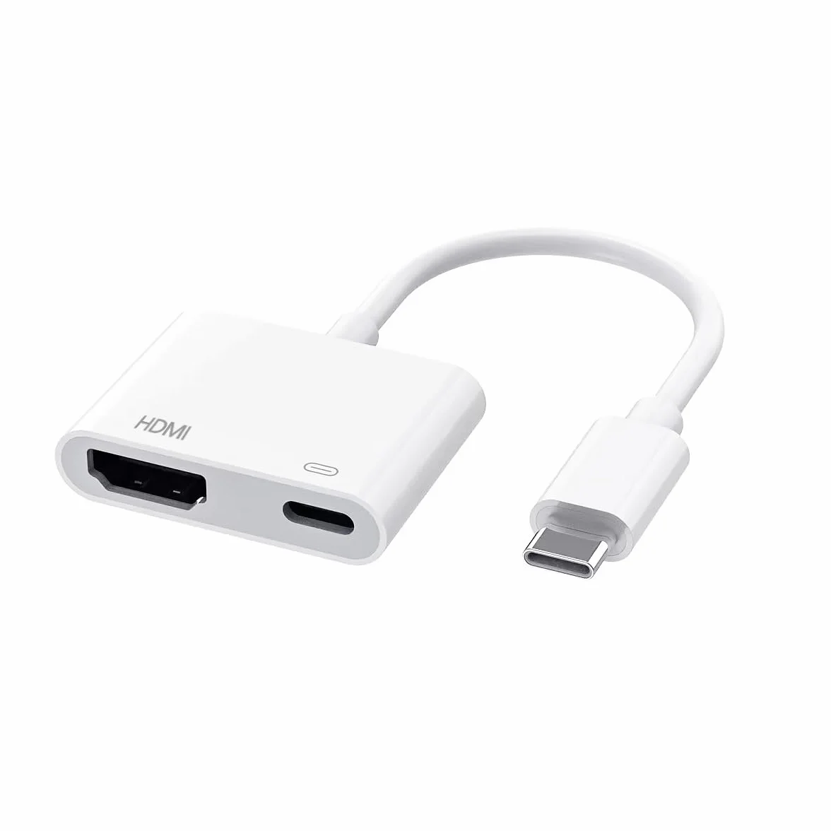 Adattatore da USB C a HDMI, Adattatore da Tipo C a HDMI 4K Convertitore Schermo per Sincronizzazione Audio e Video Compatibile con iPhone 15, iPad, MacBook Pro/Air, Samsung Galaxy S24, XPS ecc