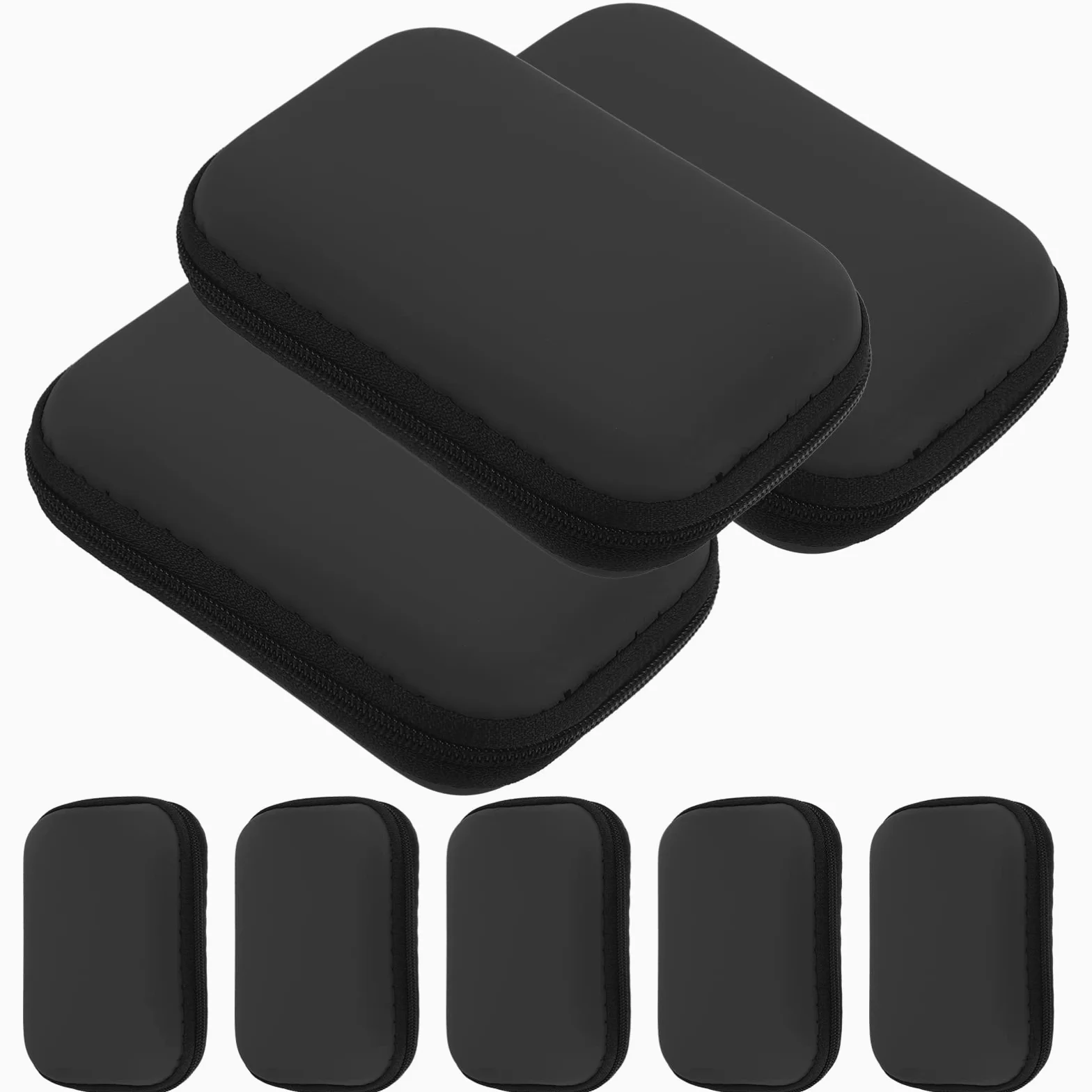 PartyKindom Organizer da Viaggio per Elettronica da 8 Pezzi Organizer da Viaggio Elettronico da Viaggio Organizer per Cavi da Viaggio Custodia per Cavo Caricabatterie per Disco Rigido USB