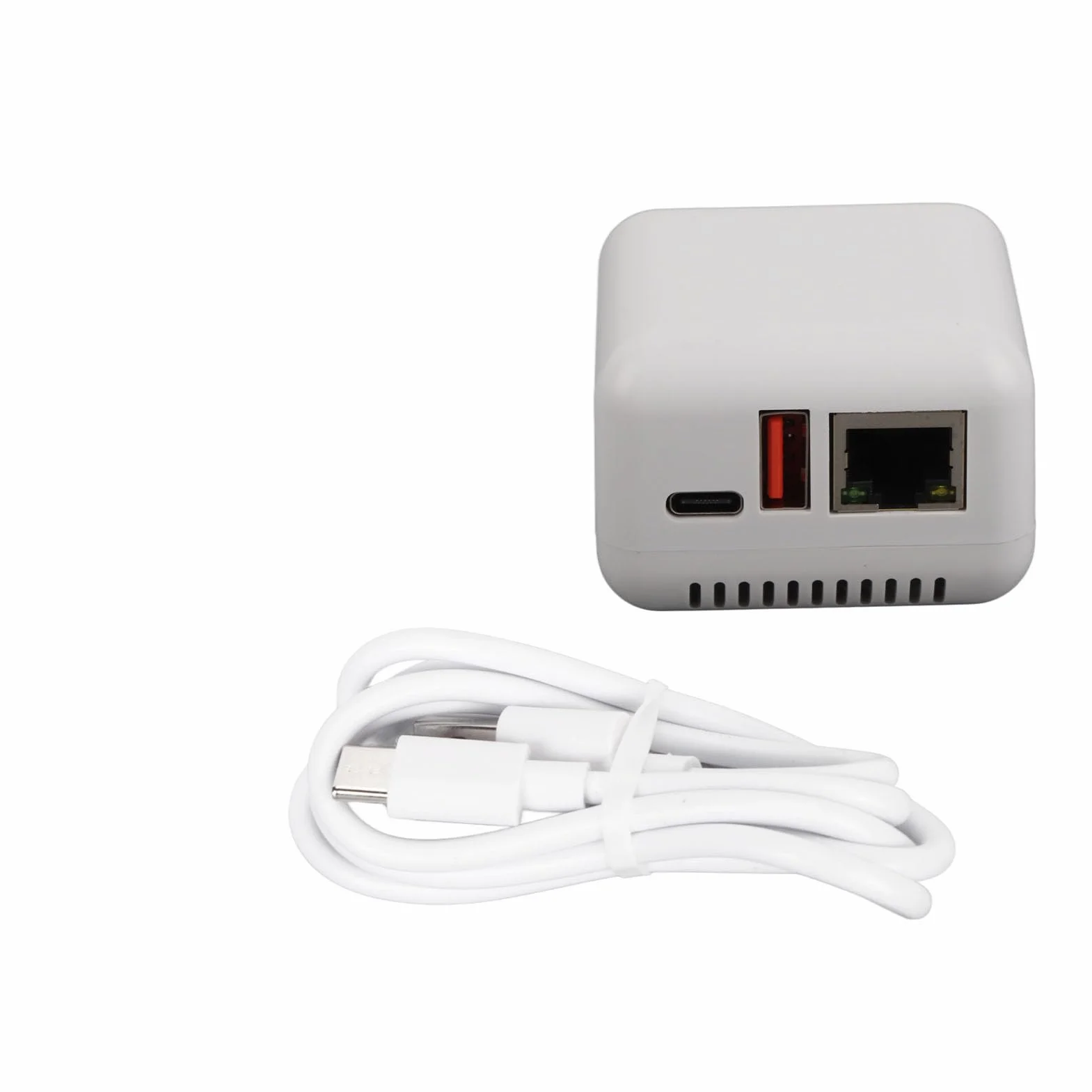 Zunate Server di Stampa di Rete USB 2.0, Adattatore Server di Stampa USB LAN con Interfacce Multiple, Trasforma Stampante USB in Stampante di Rete, Condivisione di più Utenti (Spina