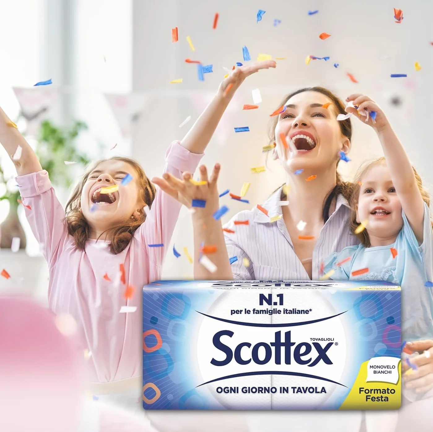 Scottex Tovaglioli Monovelo Famiglia 200 Pezzi FSC