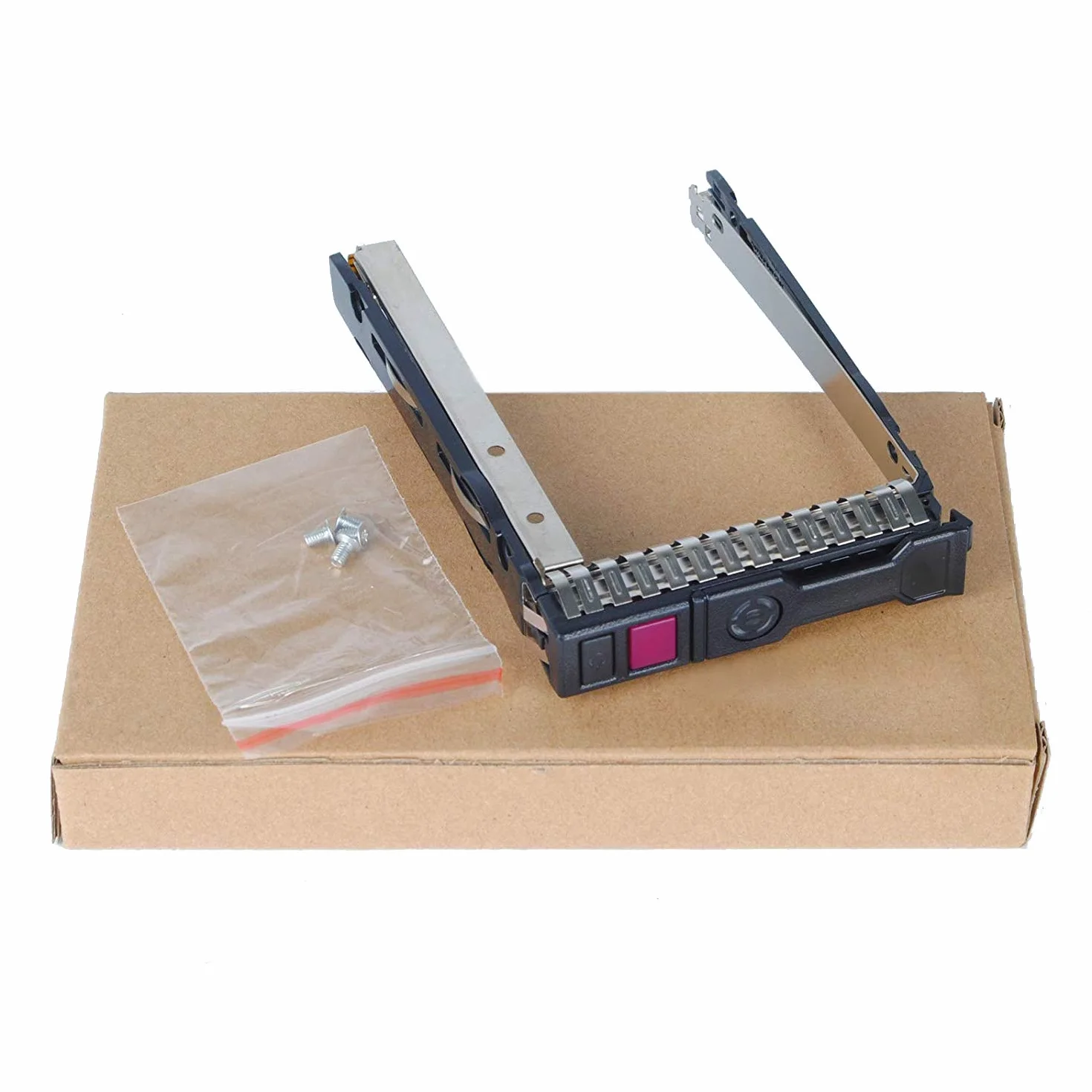 RGBS 2,5" 727695-001 Hot-Plug 2,5" NVMe Hard Drive Tray Caddy per HP G10 Gen10 server con 4 viti di montaggio