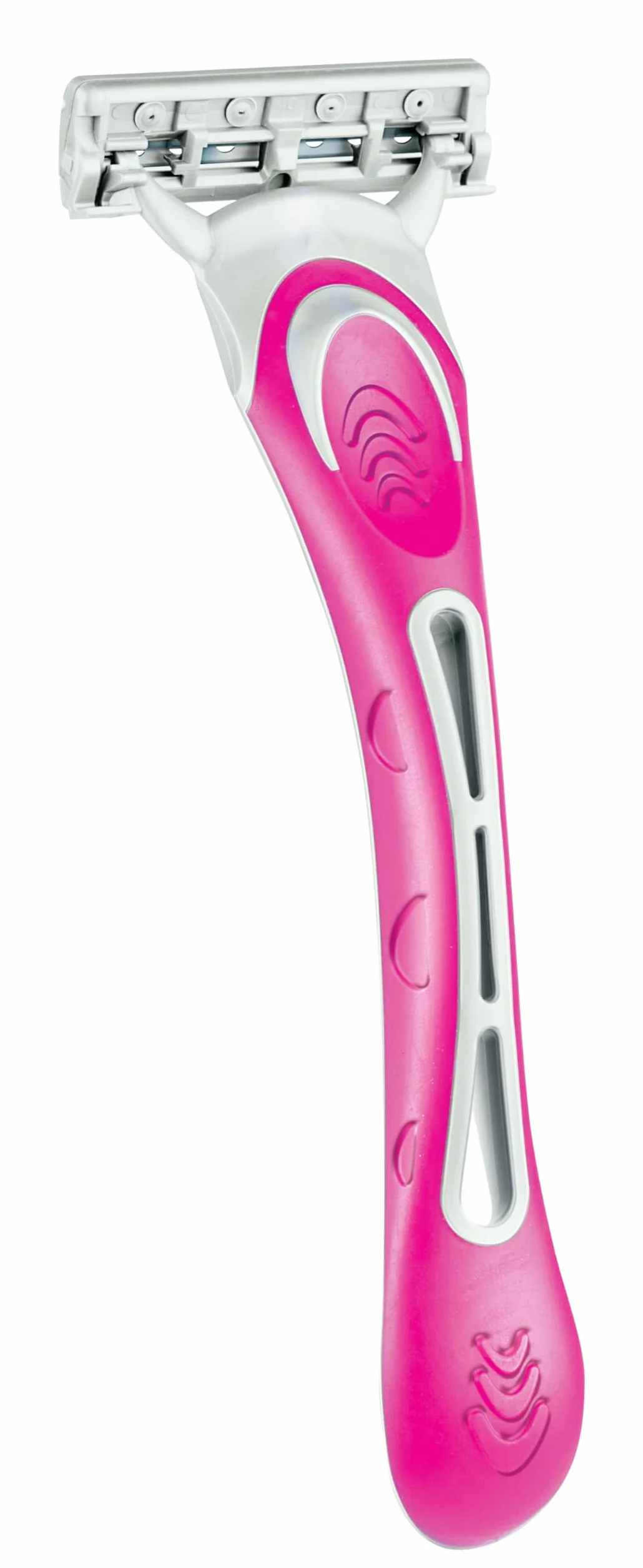 Satinex Rasoi 3 Lame Usa e Getta con Aloe e Vitamina E, Confezione da 6, Testina Snodabile, Striscia Lubrificante, Depilazione Donna