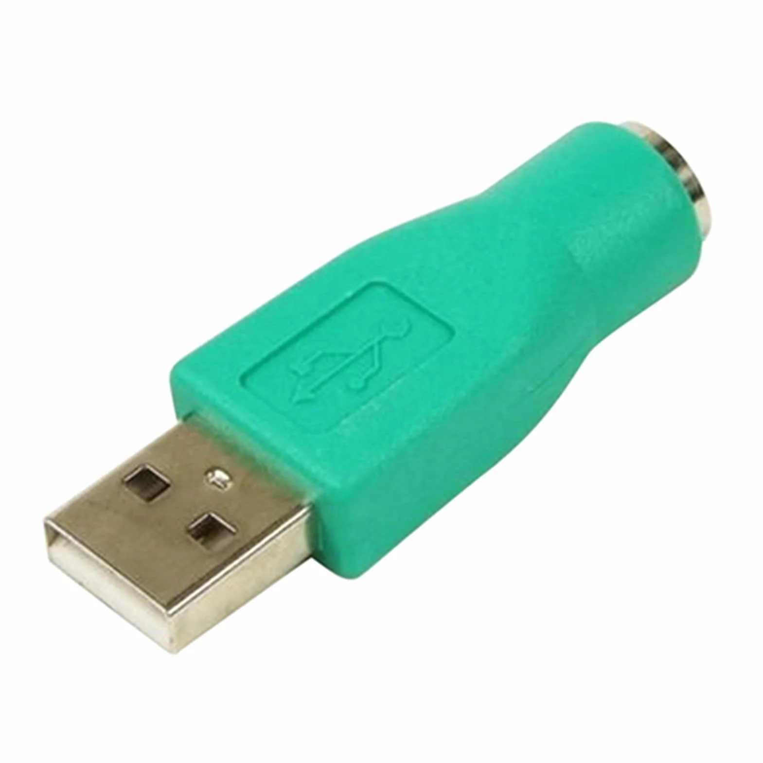 Adattatore verde freddo USB maschio a PS2 femmina adattatore convertitore per tastiera mouse