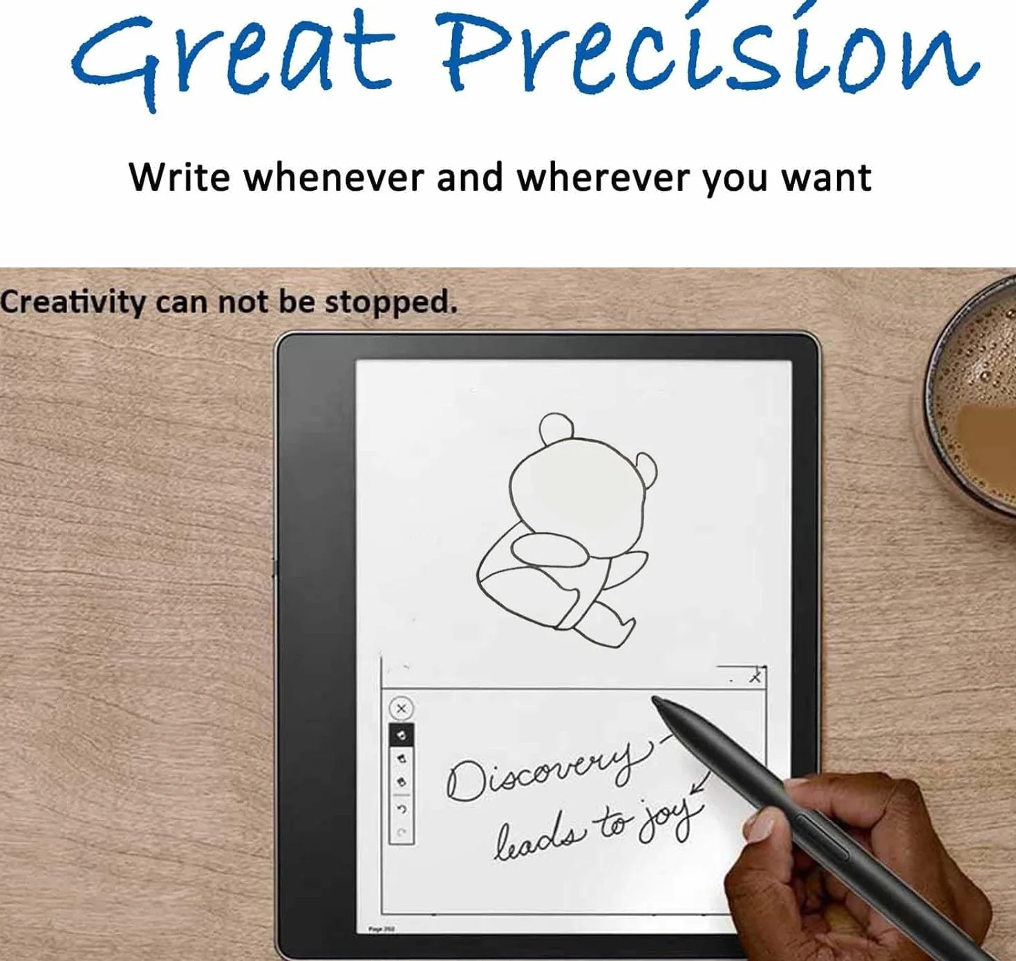 Penna Stilo di Ricambio per Kindle Scribe, Sensibilità alla Pressione 4096, Penna Magnetica ad Adsorbimento per Scribe Digitale,Sostituzione per Penna Kindle Scribe,Nero