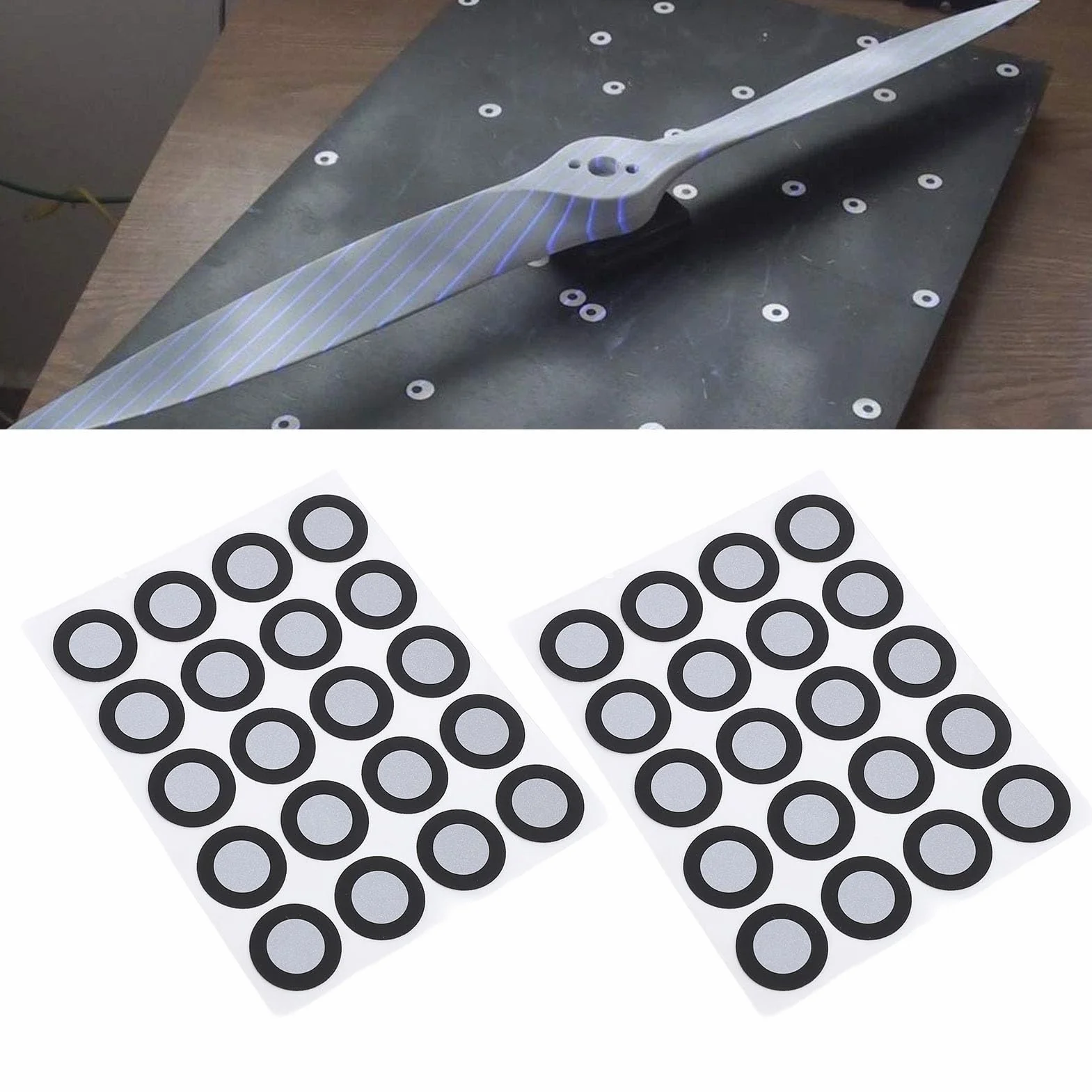 Marker per Scansione 3D 200 Pezzi 12 mm per Scanner 3D, Marcatori a Riflessione Diffusa