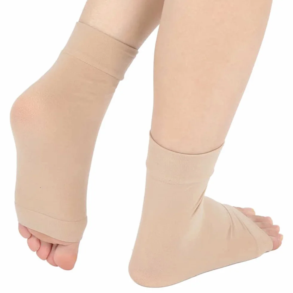 TopHomer Cavigliere Elastiche Traspiranti per Alleviare il Dolore, Recupero e Lesioni alla Caviglia, S/M/L/XL/XXL, Nero