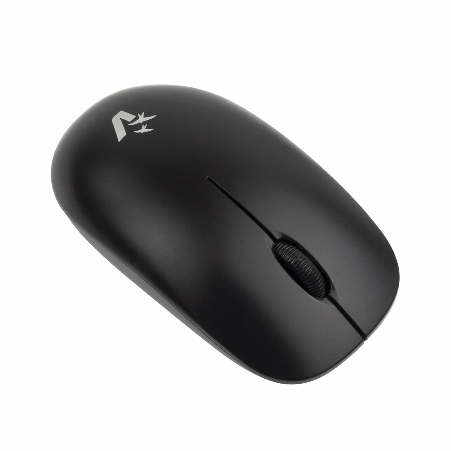Vultech KM-821W Kit Tastiera e Mouse Wireless 2.4 GHz. Design ergonomico, Layout italiano, Tastierino numerico, tasti silenziosi, per PC/Laptop, Nero. Compatibile con Windows, Linux