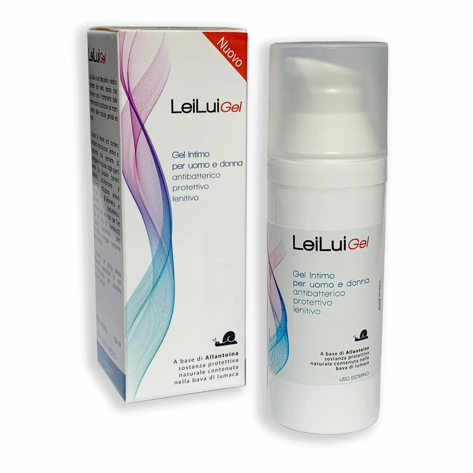 LeiLuiGel Gel anti candida disinfettante antibatterico 50 ml - Gel per candidosi, prurito intimo, secchezza vaginale, ragadi anali