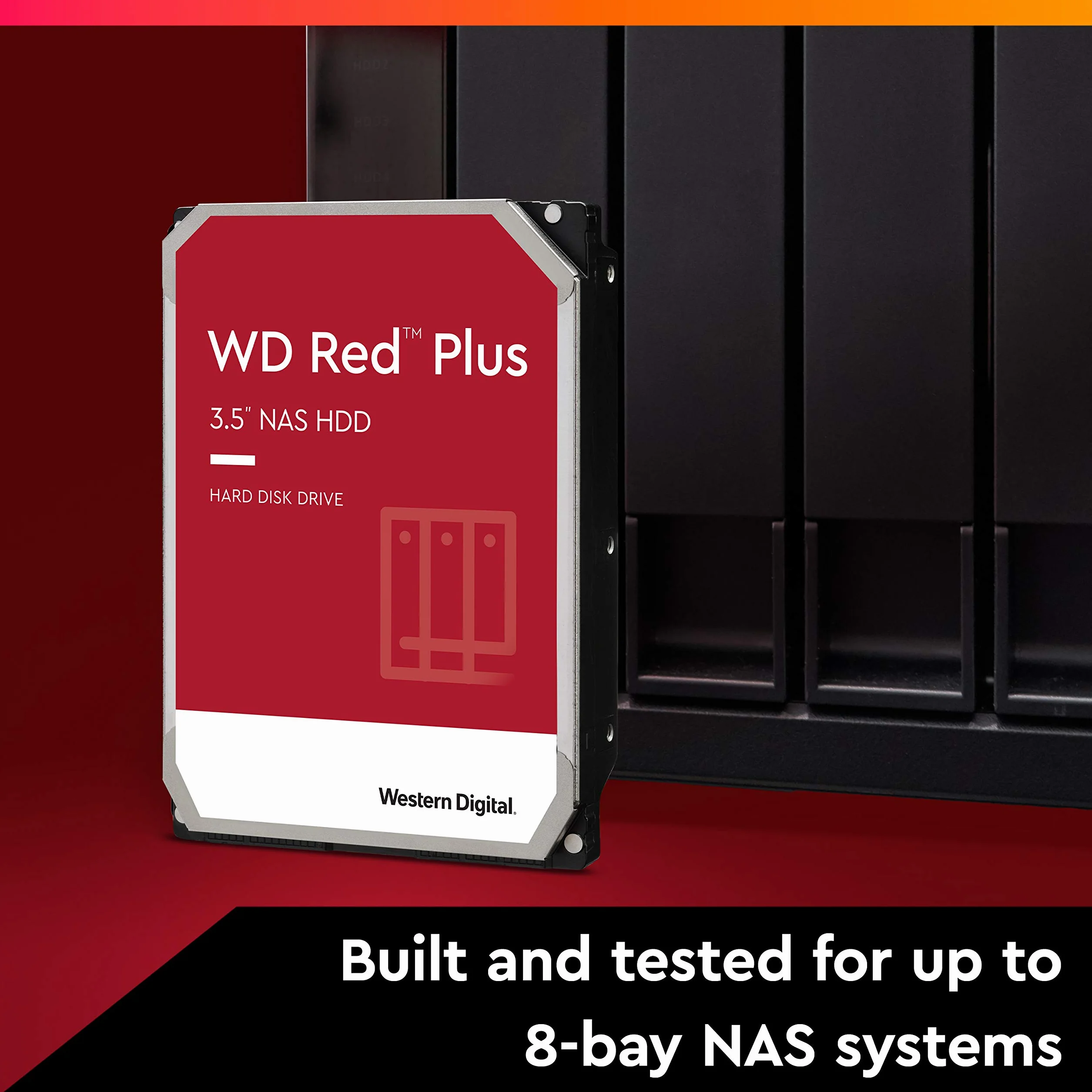 Western Digital WD Red 3 TB NAS hard disk interno 3.5", 5400 RPM Class, SATA 6 Gb/s, CMR, 64 MB Cache, WD30EFAX