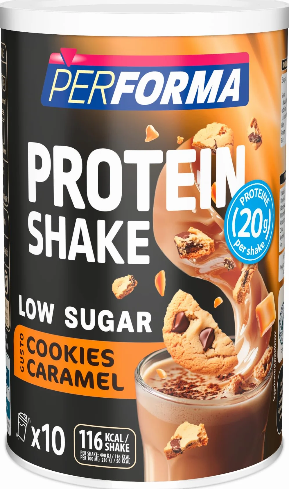 PERF PROTEIN SHAKE COOKIE CARAMELLO