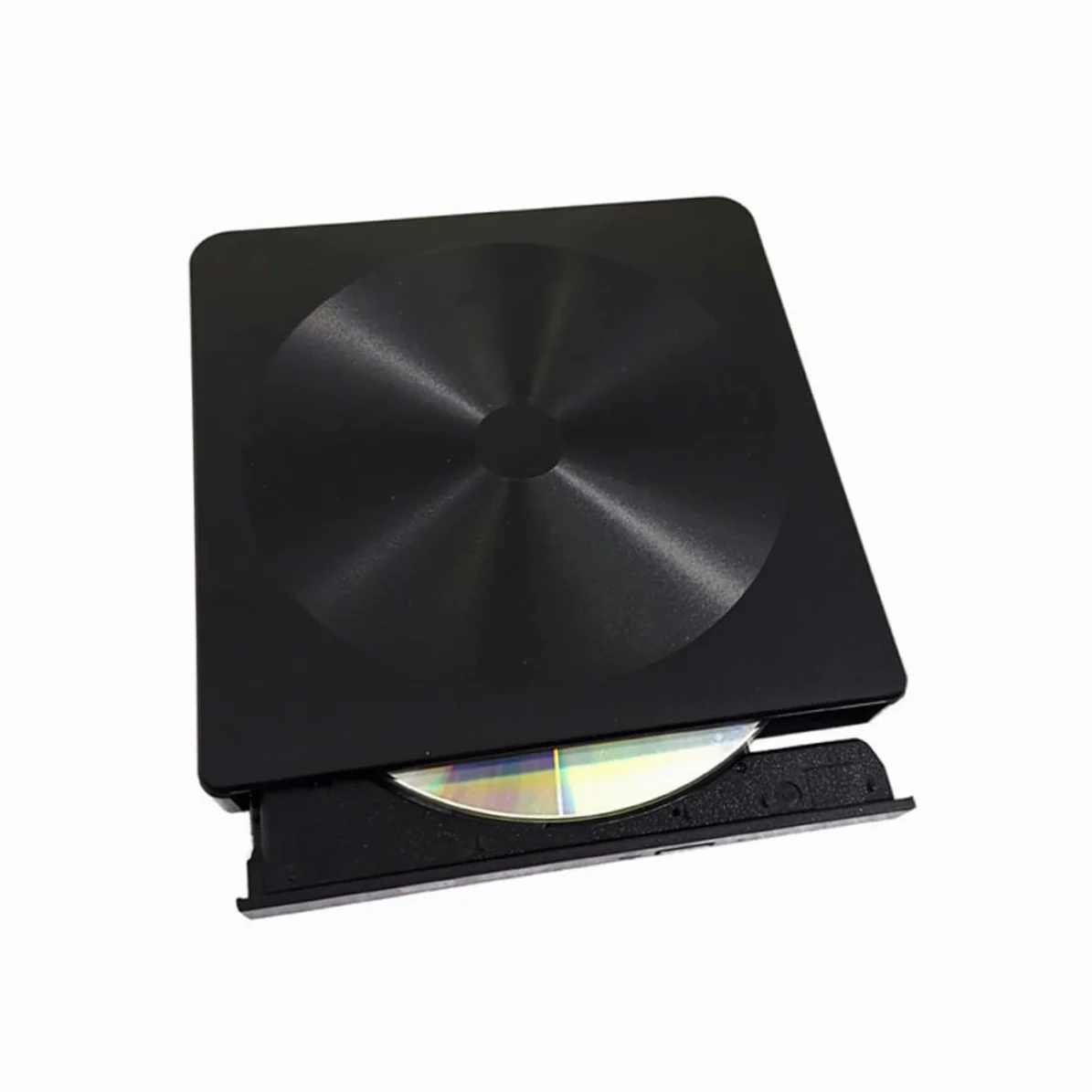 jojofuny Masterizzatore Dvd Esterno Typec Nero USB 3.0 Unità Ottica Abs per Desktop e Laptop senza Necessità di Driver Multi Funzione