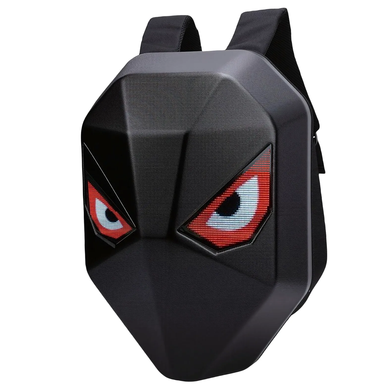 Asixxsix Zaino da moto a LED, Programmabile schermo a colori HD Borsa per laptop, 40x48, Impermeabile di grande capacità Hard equitazione zaino con Controllo App per Viaggi